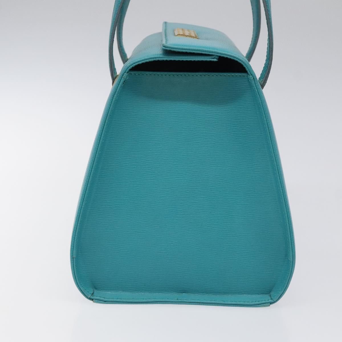 Dior DIOR Hand Bag Leather Blue Gold Size ONE SIZE - 4 Thumbnail