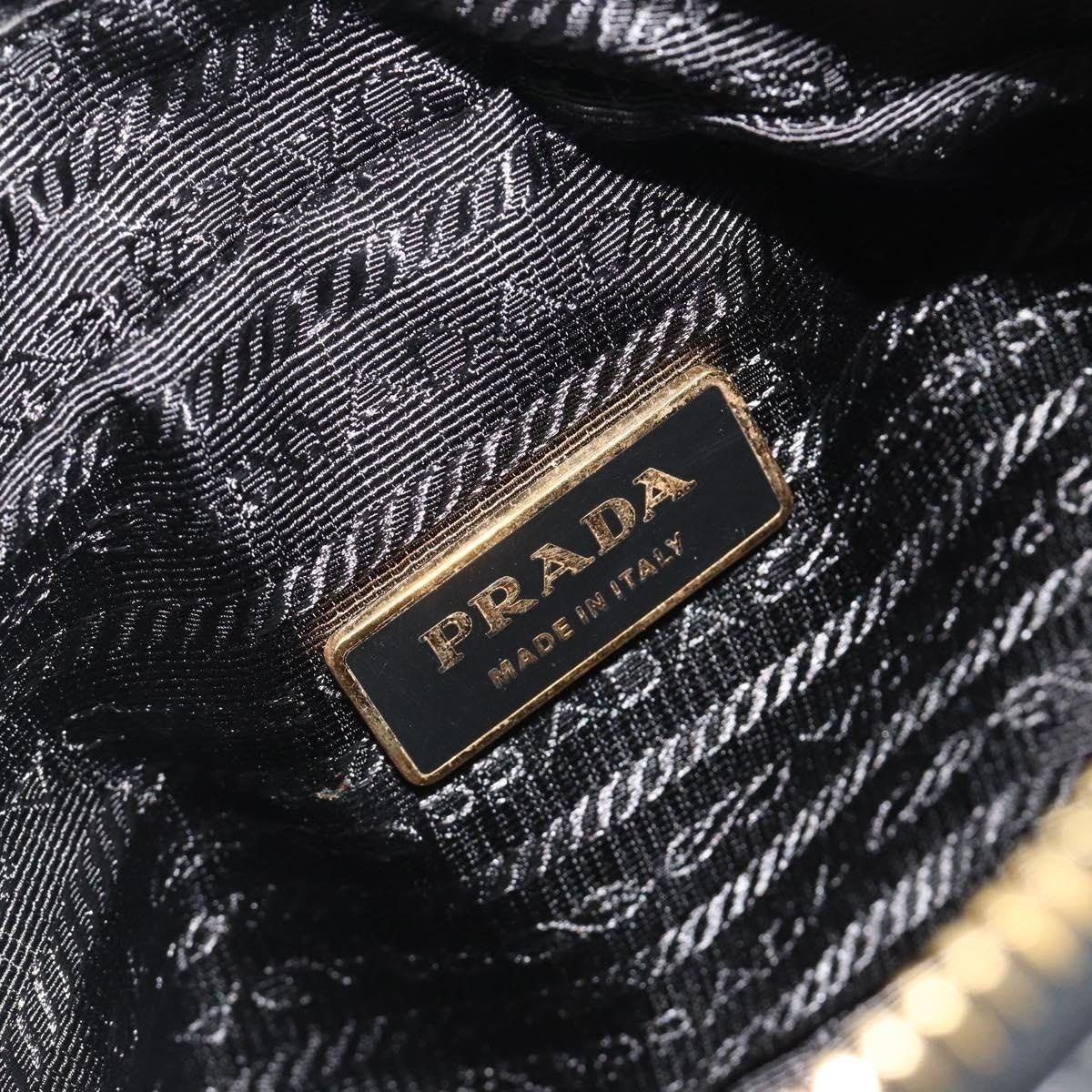Prada Prada Leather Ribbon Shoulder Bag Black Size ONE SIZE - 8 Thumbnail
