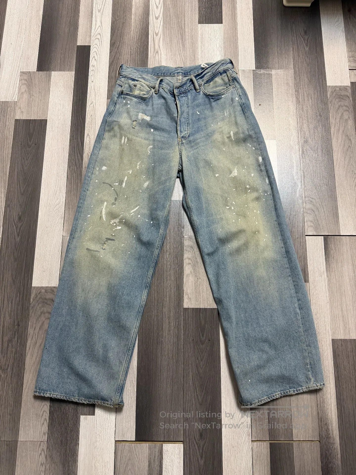Acne Studios Acne Studios Blue Baggy Denim Jeans. Size US 32 / EU 48 - 1 Thumbnail