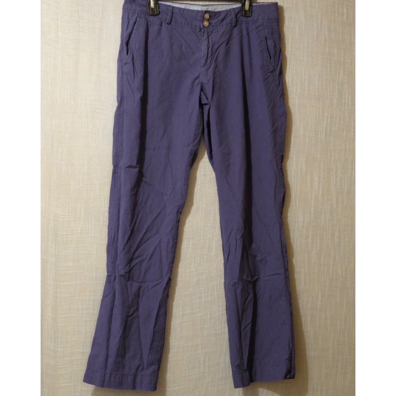 Banana Republic Banana Republic Stretch Pants Weekend Chino Pinstripe Womens 10 Navy Blue Regular Straight Pants Girls Mens Womens 10 Size 32" / US 10 / IT 46 - 2 Thumbnail