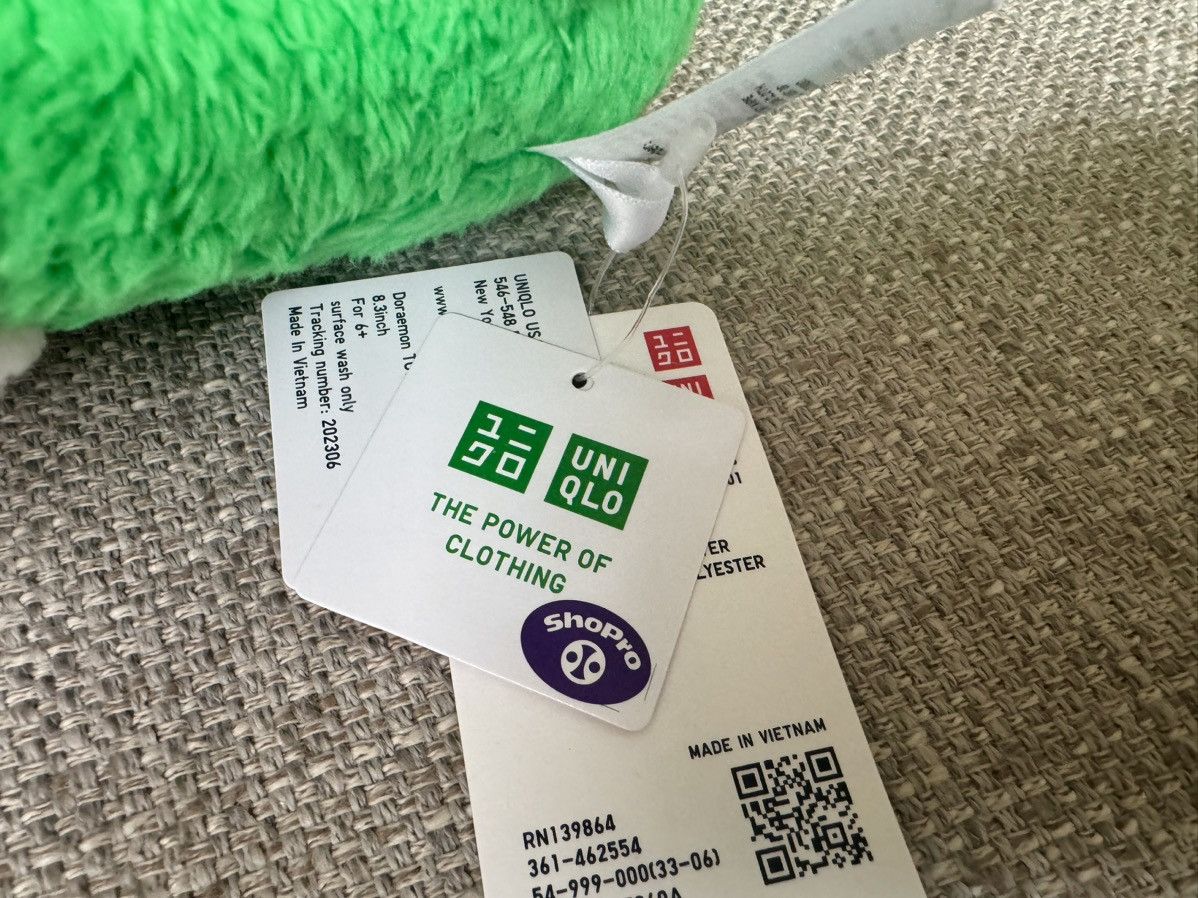 Uniqlo FAST SHIP Doraemon Plush Toy Doll Sustainability Mode Figure Size ONE SIZE - 6 Thumbnail