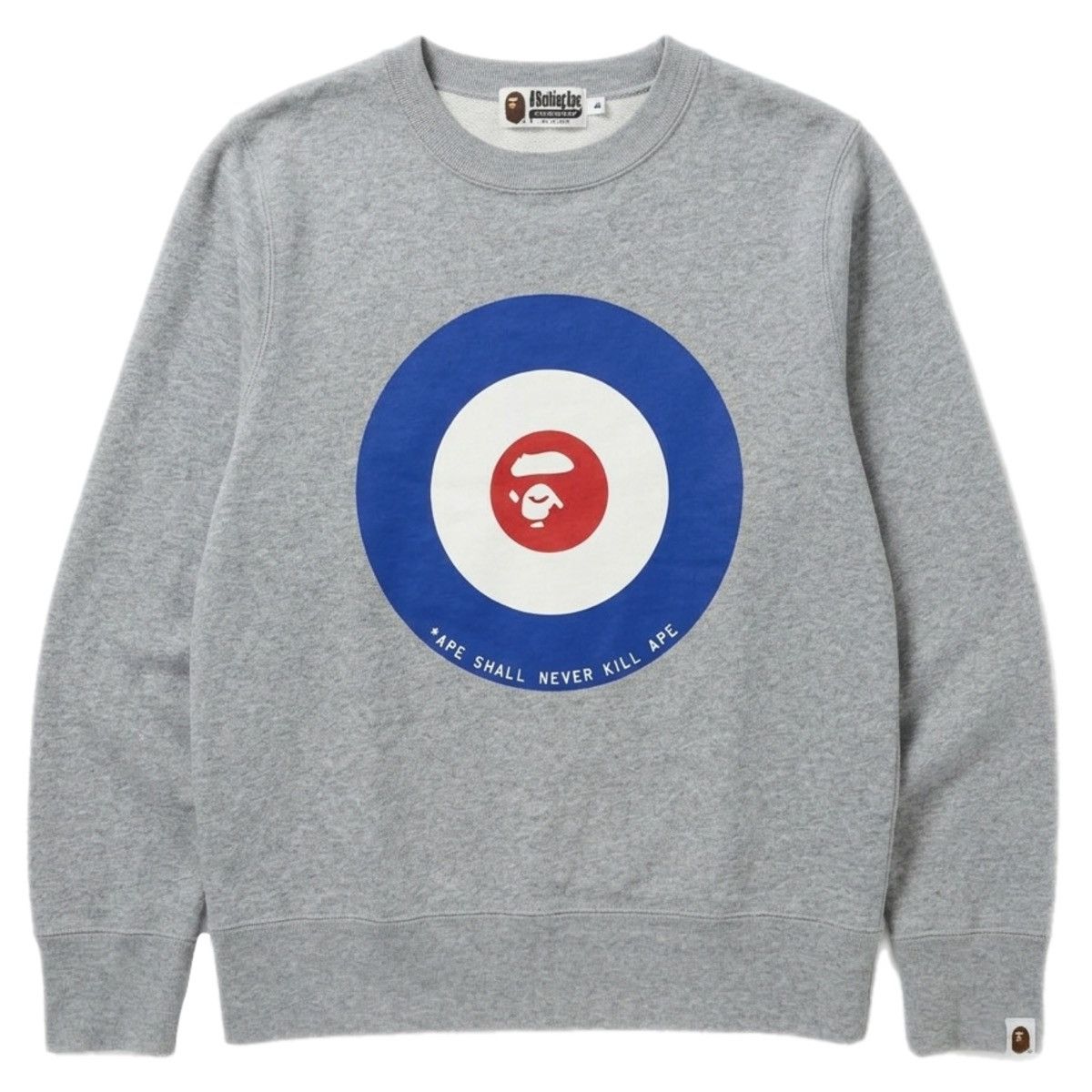 Bape Bape Target Crewneck Grey Size US S / EU 44-46 / 1 - 1 Thumbnail