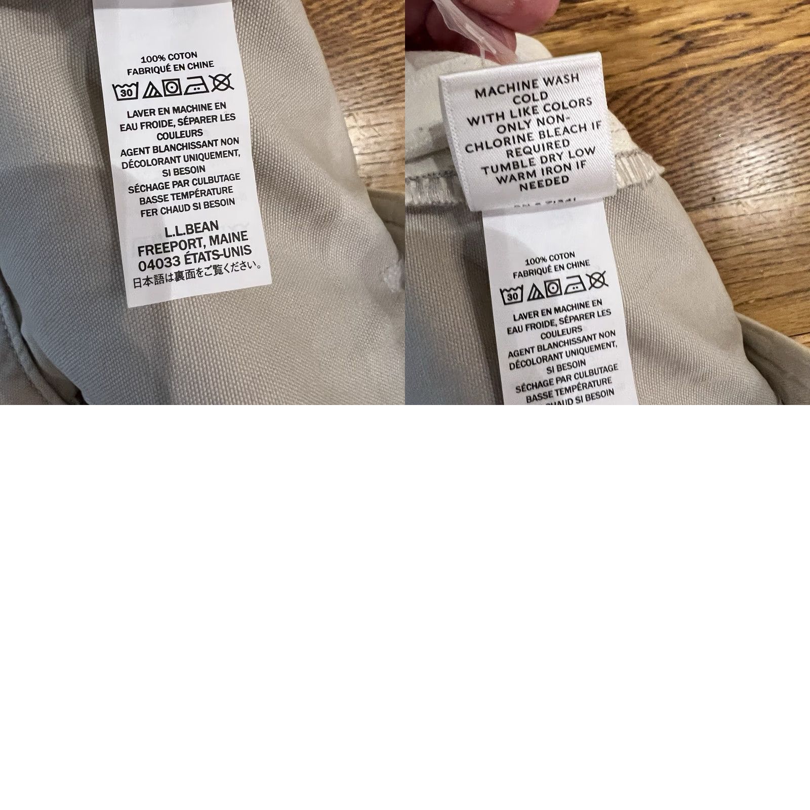Vintage L.L. Bean Men's Signature Slim Straight Fit Chino Pants Khaki Beige Cotton Size 38x34 Mens Slim Straight Chino Pants 38 Beig e? Size US 38 / EU 54 - 9 Thumbnail