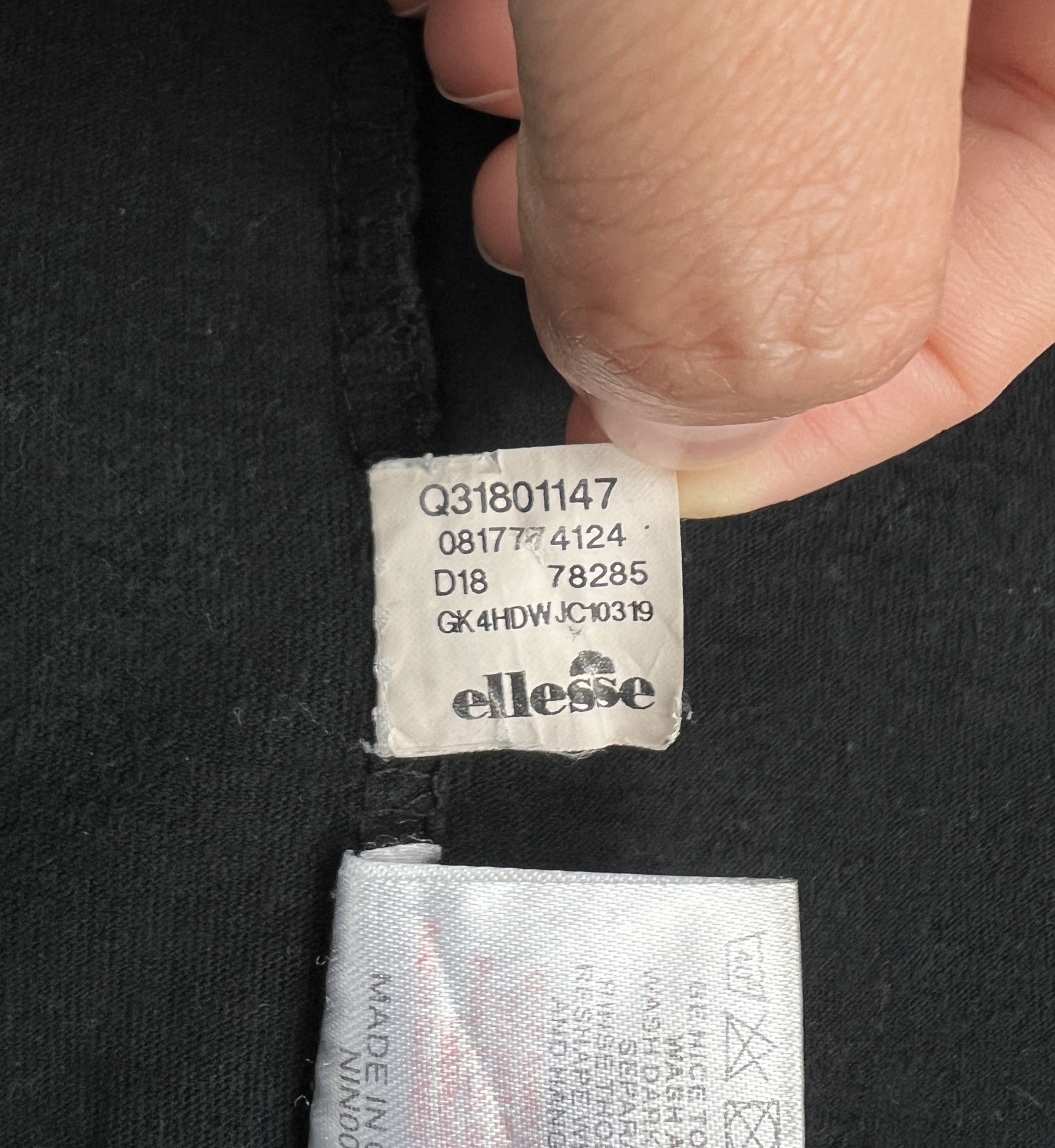 Ellesse Ellesse Classic Big Logo T-Shirt Black S Size US S / EU 44-46 / 1 - 13 Thumbnail