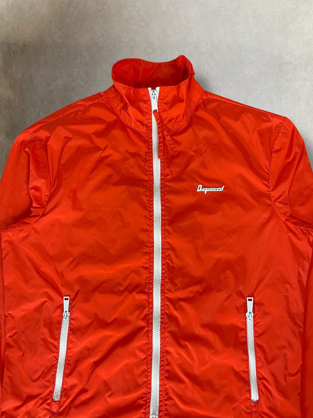 Dsquared2 SS2010 Dsquared2 orange nylon biker jacket Size US M / EU 48-50 / 2 - 5 Thumbnail