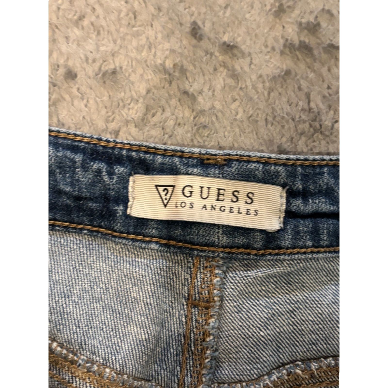 Guess VINTAGE Guess Jeans Womens 29 Model Jean Blue Denim Bootcut Button Fly Rodeo Western Shirt Pants Jeans? Size 29" - 2 Thumbnail