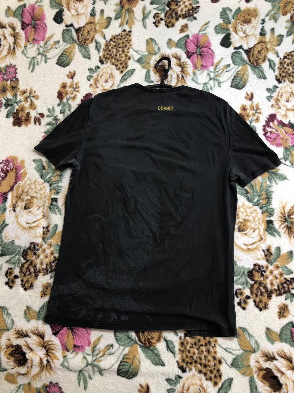 Just Cavalli Just Cavalli Men's T-Shirt Graphic Print Short Sleeve Size US XL / EU 56 / 4 - 4 Thumbnail