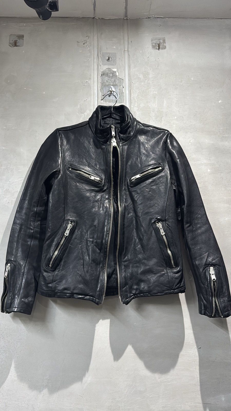GOSTAR DE FUGA Rare Fuga Multi Zip Leather Jacket Size US M / EU 48-50 / 2 - 18 Thumbnail