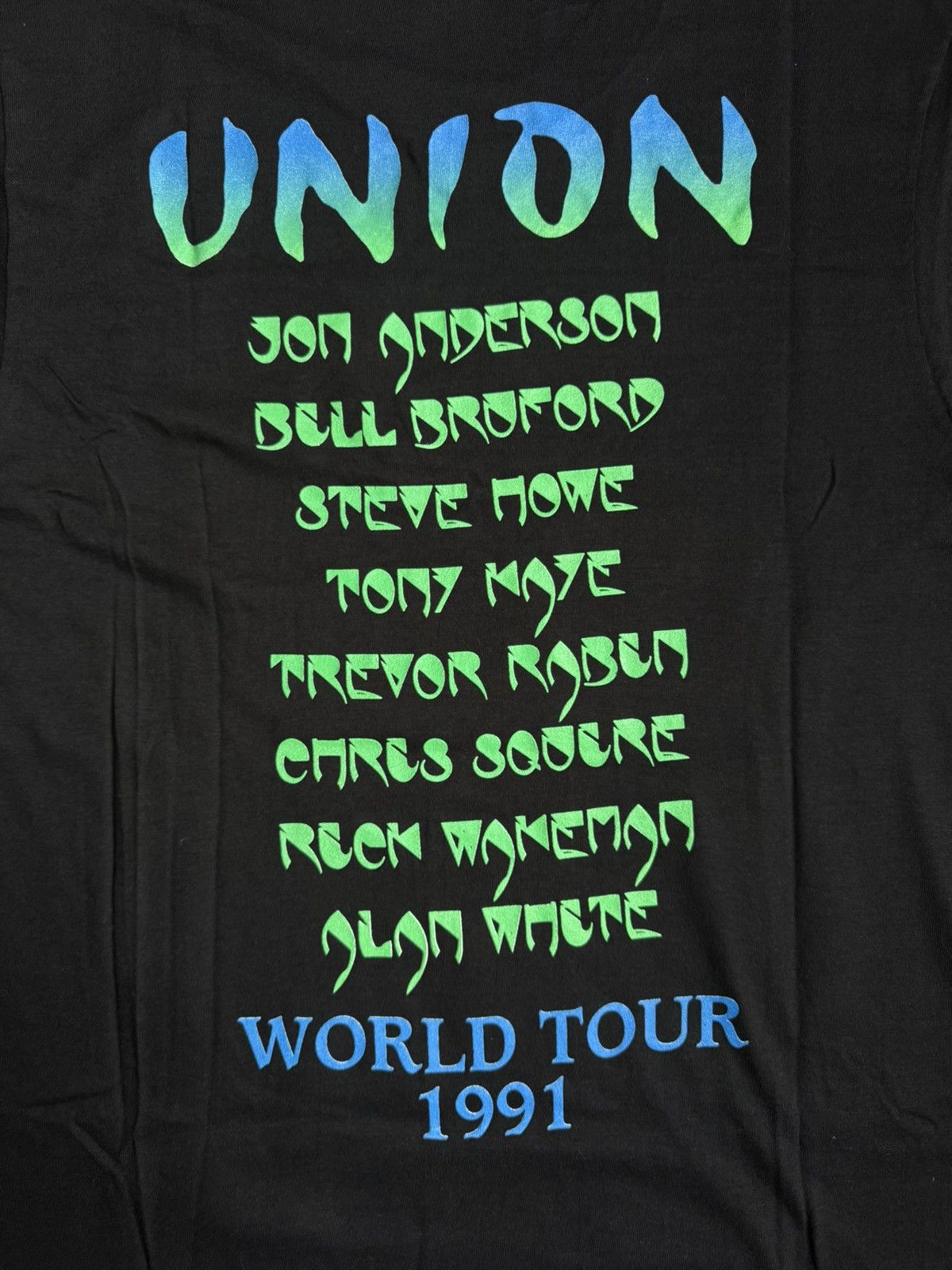 Vintage Rare Vintage Yes 90s Union Tour Band Tee Single Stitch Size US L / EU 52-54 / 3 - 4 Thumbnail