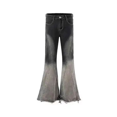 Vintage Chunky Gradient Flared Jeans, Stack Jeans Size US 34 / EU 50 - 1 Thumbnail