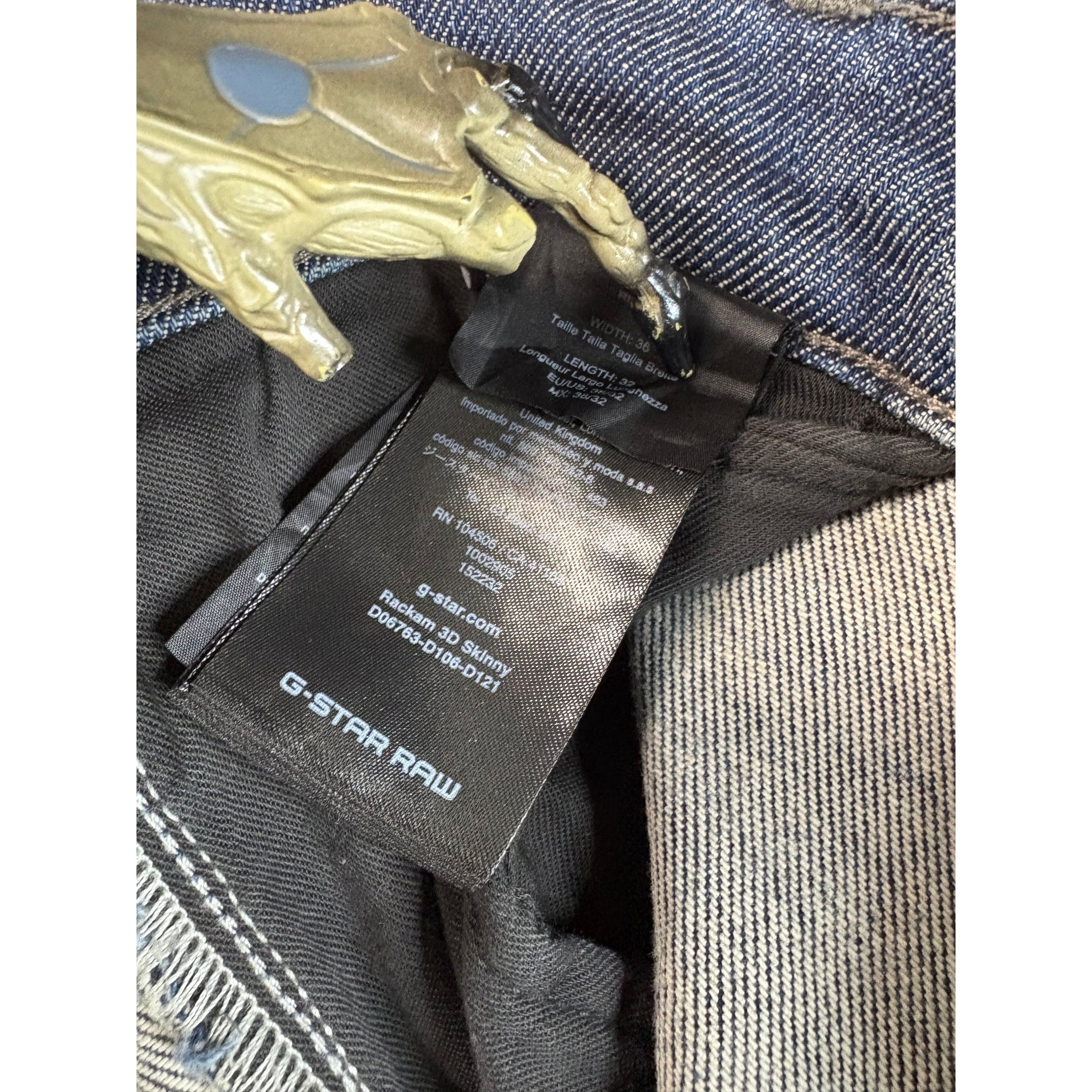 G-Star G-Star 3D Knee Rackam Jeans Size 36" Size US 36 / EU 52 - 4 Thumbnail