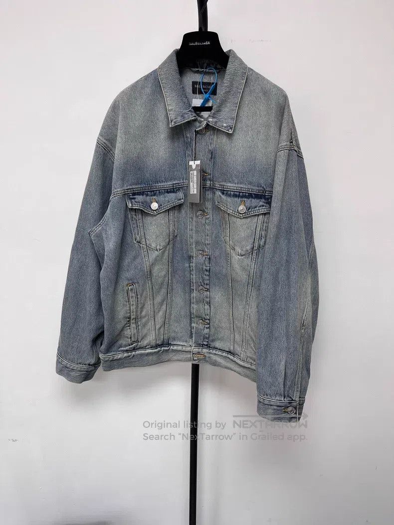 Balenciaga Balenciaga Logo Letter Pattern Single Breasted Jacket Size US S / EU 44-46 / 1 - 2 Thumbnail