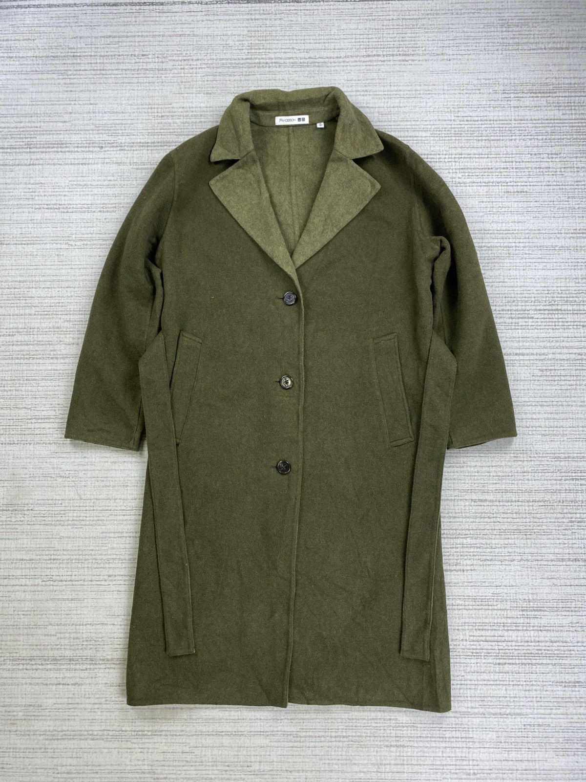 JW Anderson × Japanese Brand × Uniqlo Vintage Uniqlo X J.W.Anderson Japan Wool Overcoat Jacket Size US M / EU 48-50 / 2 - 5 Thumbnail