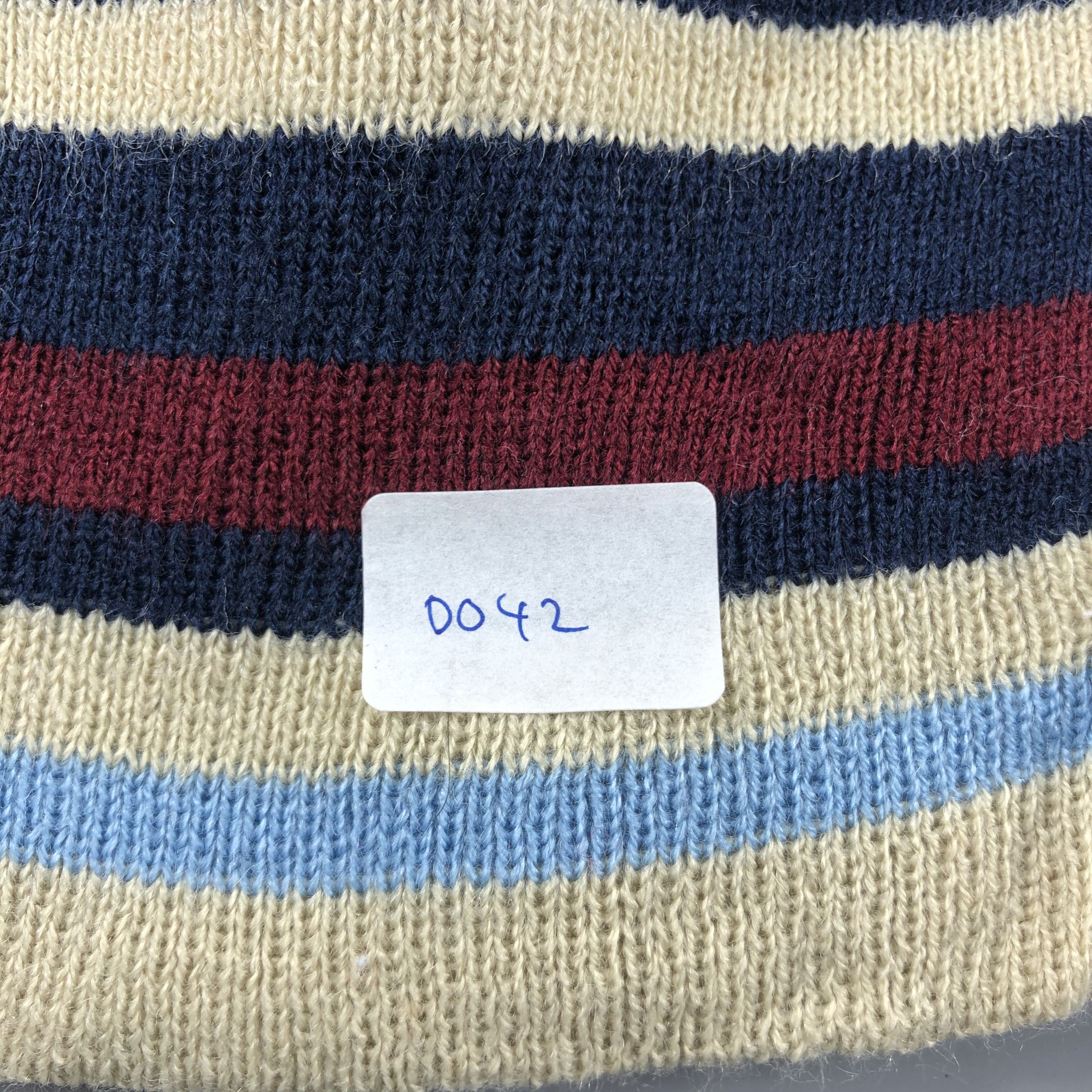 Japanese Brand × Vintage Unknown Stripe Minimalist Beanie Snow Hat Snow Cap -D042 Size ONE SIZE - 6 Thumbnail