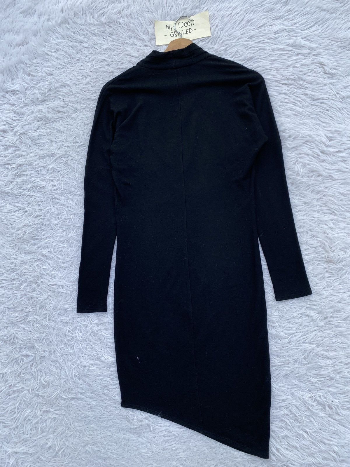Helmut Lang Rare Helmut Lang Cowl Neck Black Dress Size S / US 4 / IT 40 - 22 Thumbnail