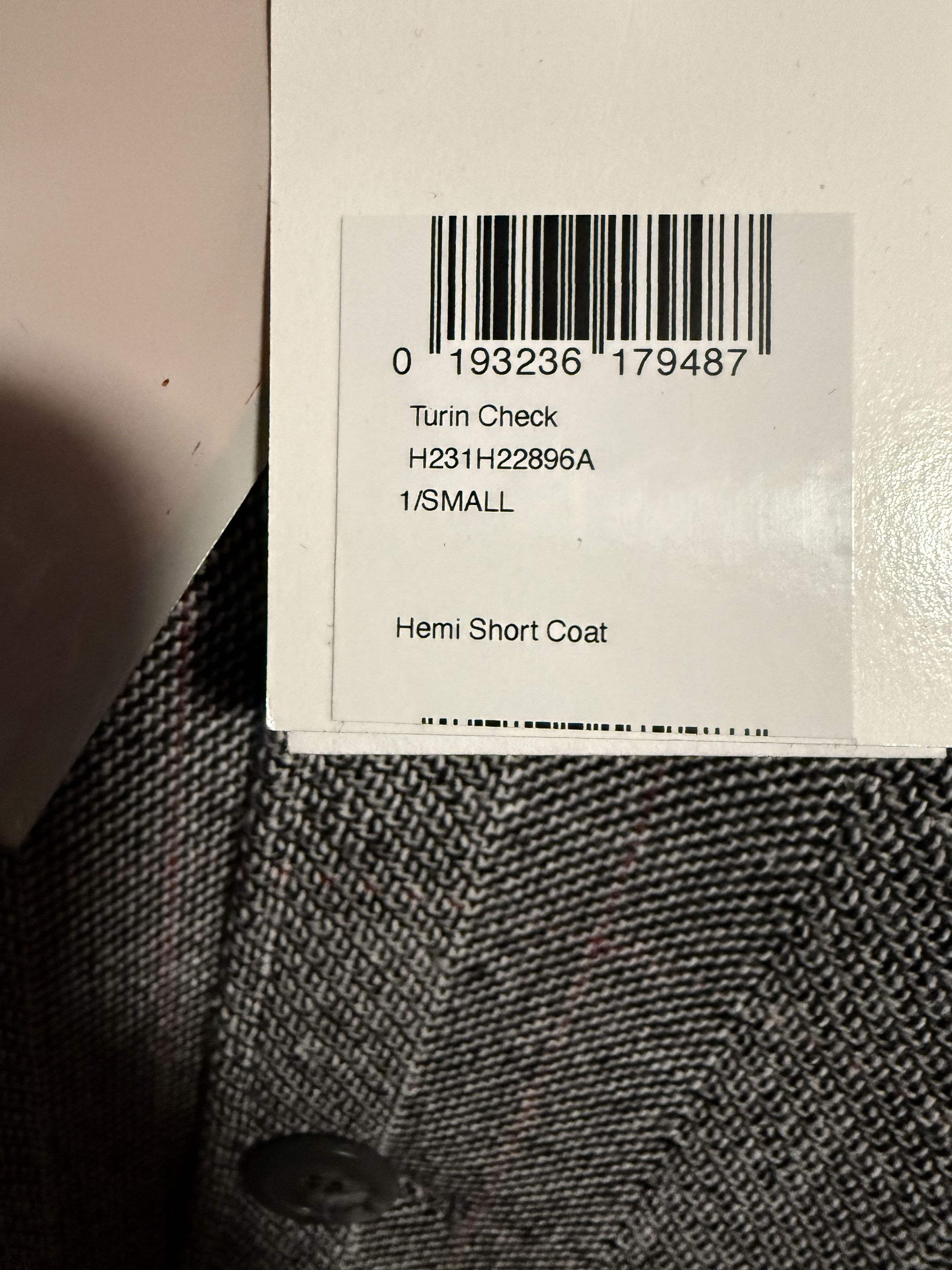 John Elliott John Elliott Hemi Short Coat Turin Check - 1 / Small Size US S / EU 44-46 / 1 - 8 Thumbnail