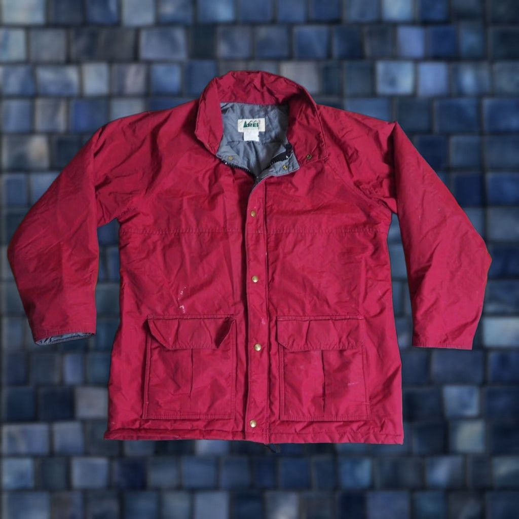 Vintage VINTAGE REI GTX Goretex Burgundy Plum Nylon Puffer Jacket Coat Mens XL Size US XL / EU 56 / 4 - 1 Thumbnail