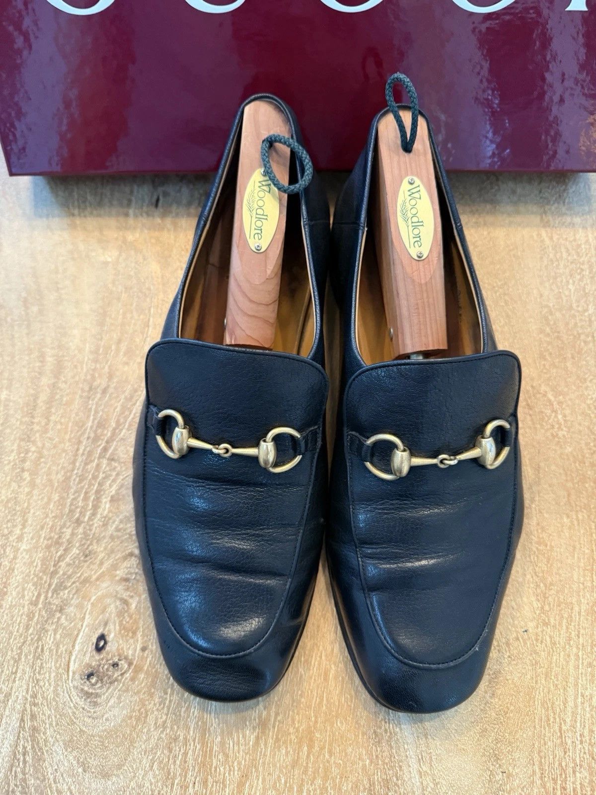 Gucci Gucci Horsebit Loafers Black 10 Snaffle Bit Monogram Size US 10 / EU 43 - 2 Thumbnail
