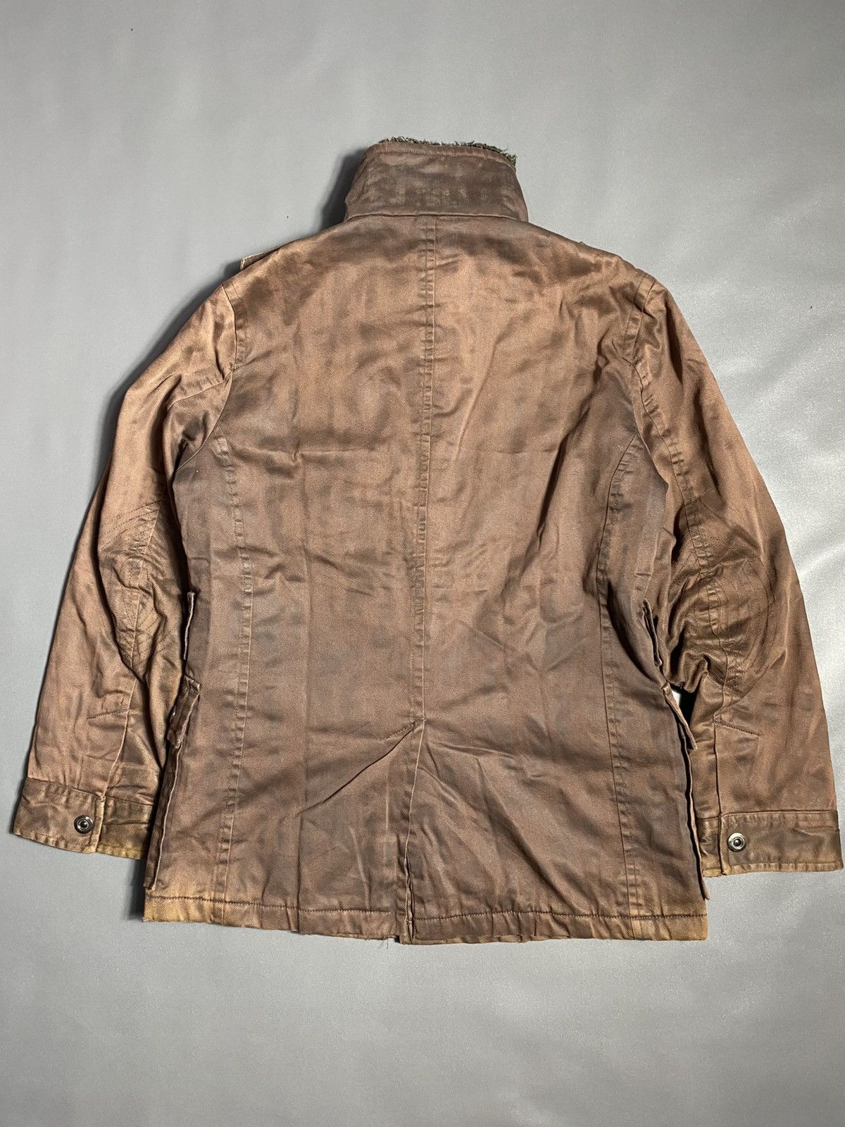 In The Attic In the attic Distressed Waxed Fur Jacket Size US M / EU 48-50 / 2 - 8 Thumbnail