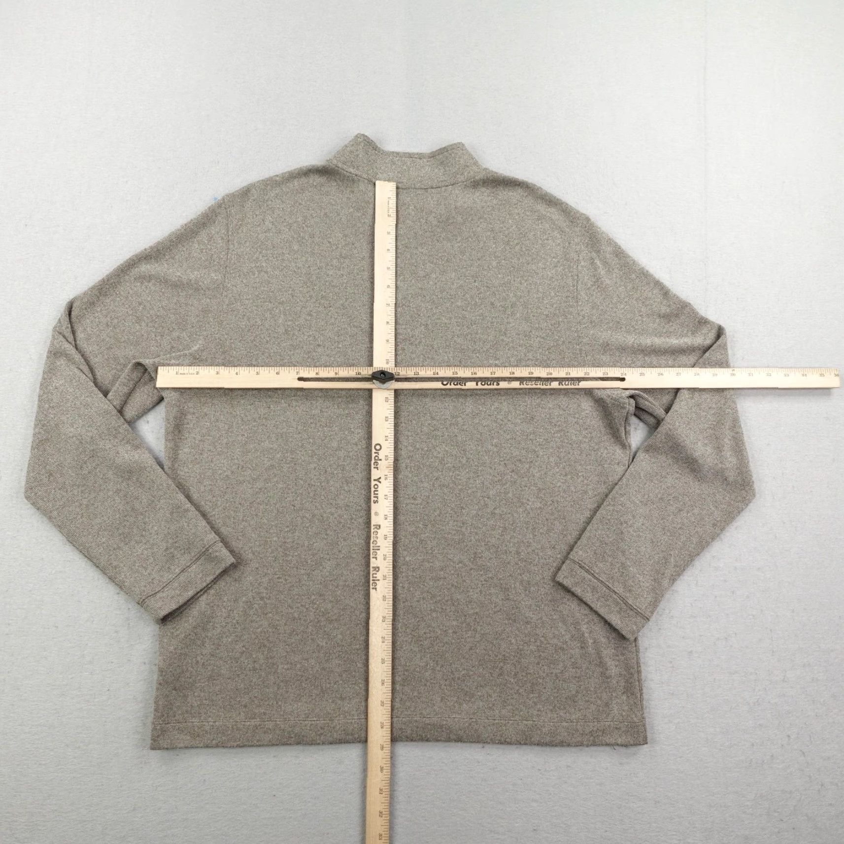 Rhone Rhone Sweater Men 2XL Gray Commuter 1/4 Zip Pullover Performance Comfort Stretch Size US XXL / EU 58 / 5 - 6 Thumbnail