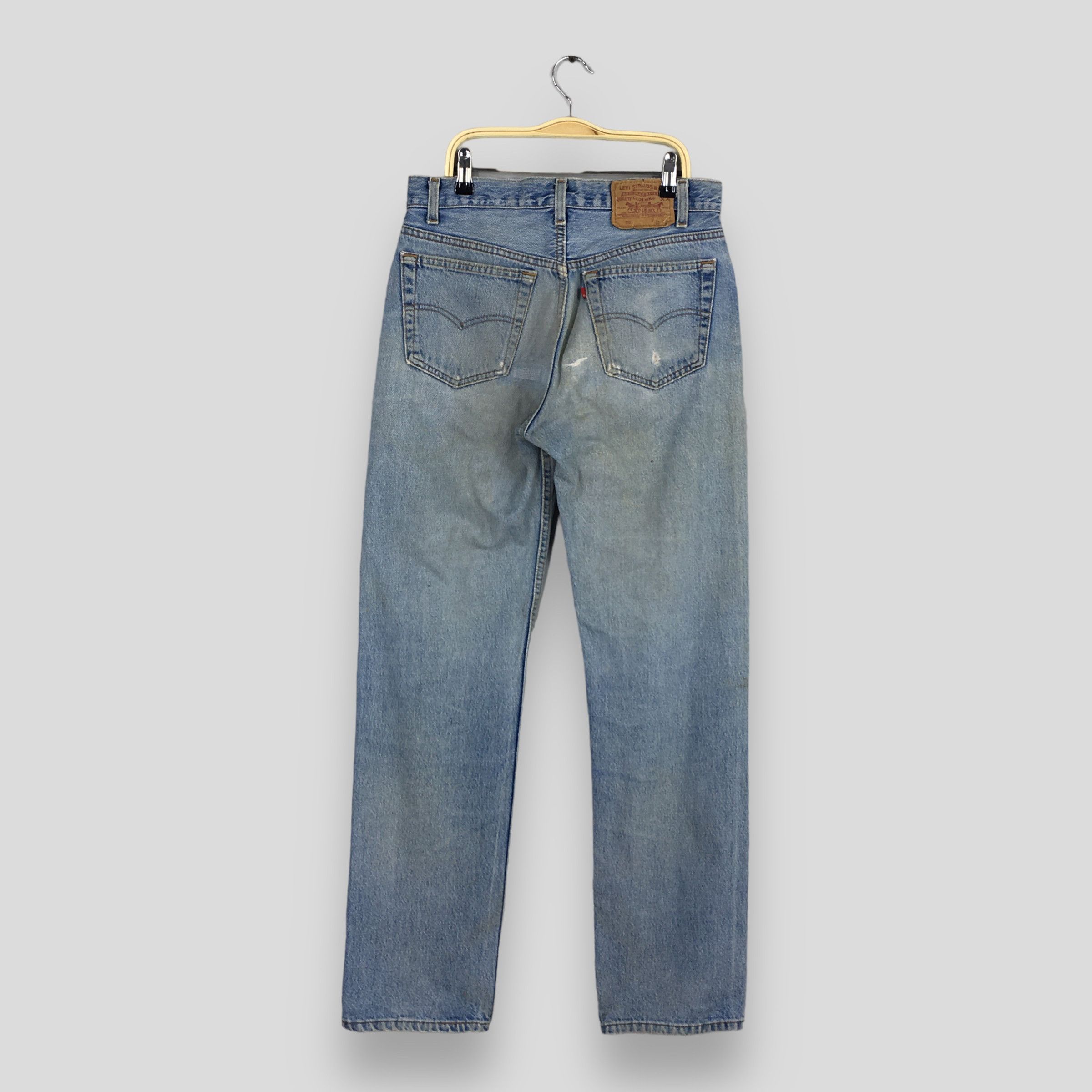 Size 29x30 Vintage 90s Levi's 501 Faded Blue Jeans