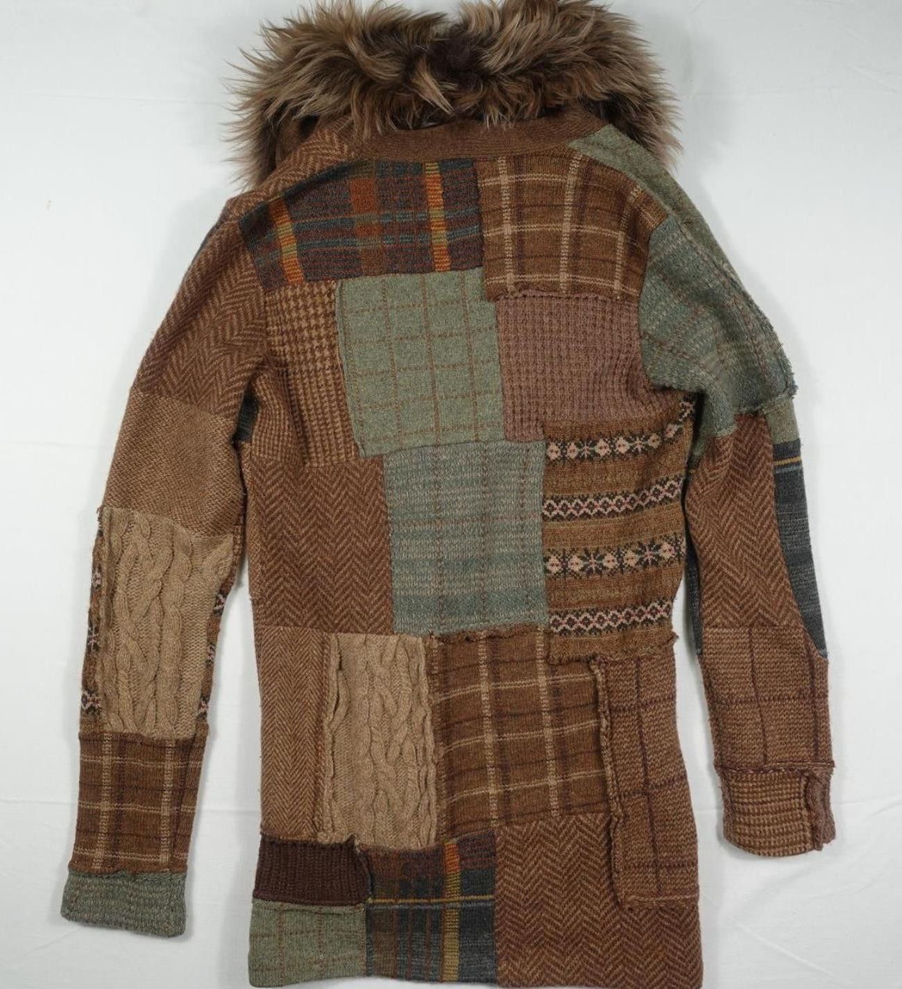 Polo Ralph Lauren Ralph Lauren Blue Label Cardigan Sweater Patchwork Tweed M Size M / US 6-8 / IT 42-44 - 2 Thumbnail
