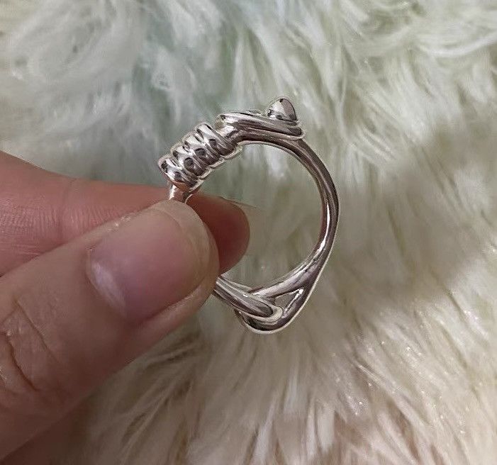 Japanese Brand × Jewelry Retro punk vintage tied rope knot ring Size ONE SIZE - 4 Thumbnail