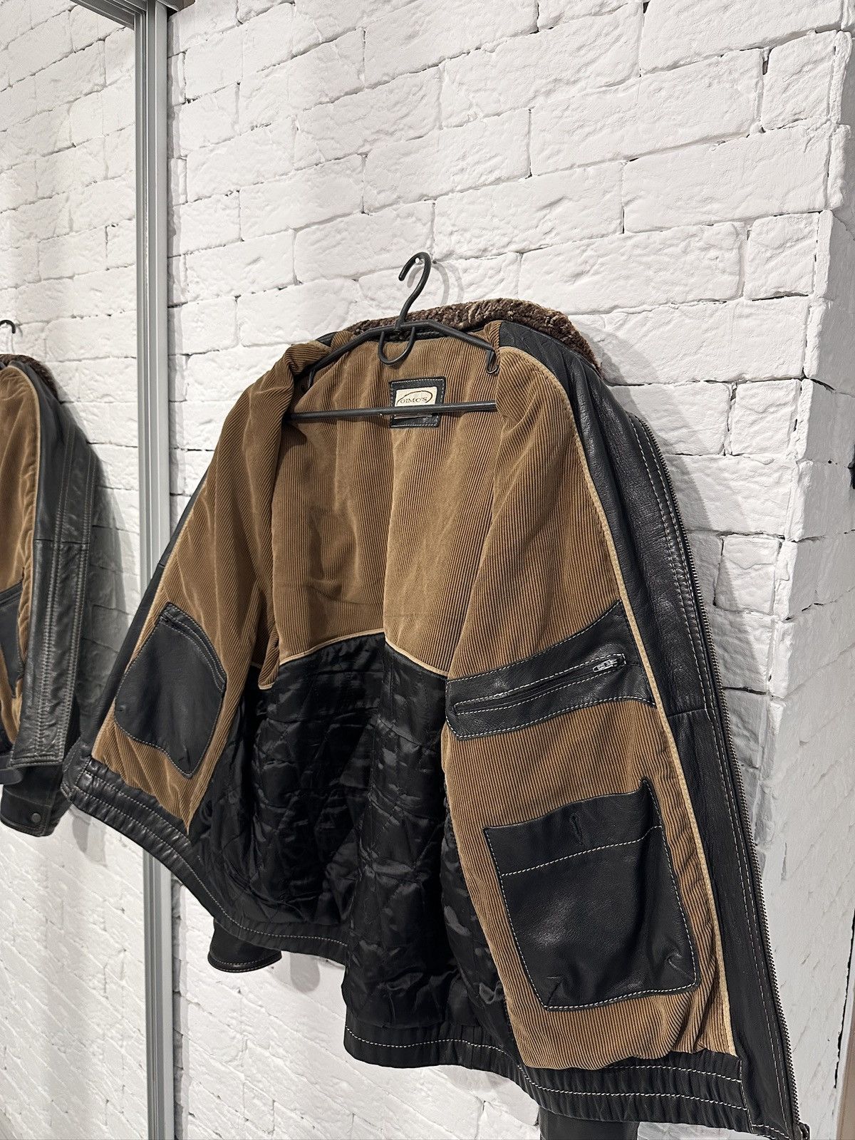 Gimo's Gimo’s Italy Leather Jacket – 100% Pelle Leather – Black Size US L / EU 52-54 / 3 - 11 Thumbnail