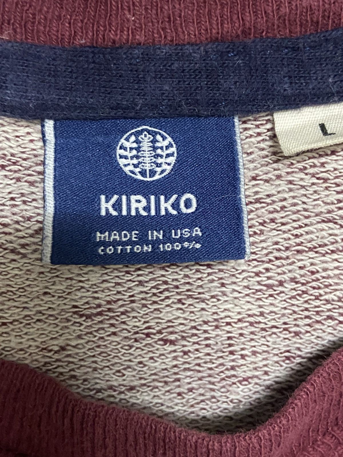 Designer × Indigo × Kiriko Made Kiriko Made Patchwork Sashiko Crewneck Sweatshirt Size US L / EU 52-54 / 3 - 3 Thumbnail