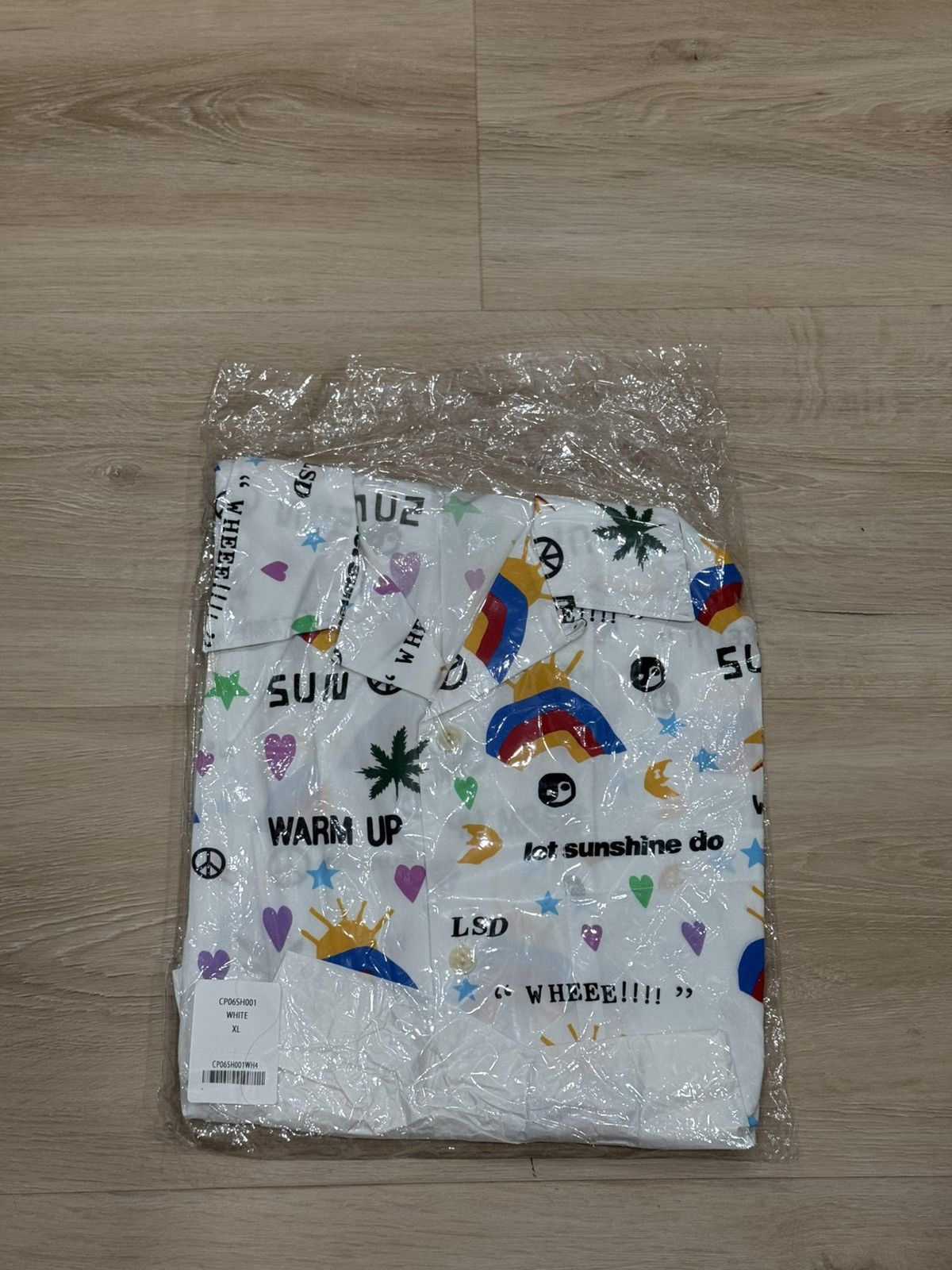 Cactus Plant Flea Market CPFM LSD Aloha Cropped Button Down Shirt Size US XL / EU 56 / 4 - 1 Thumbnail