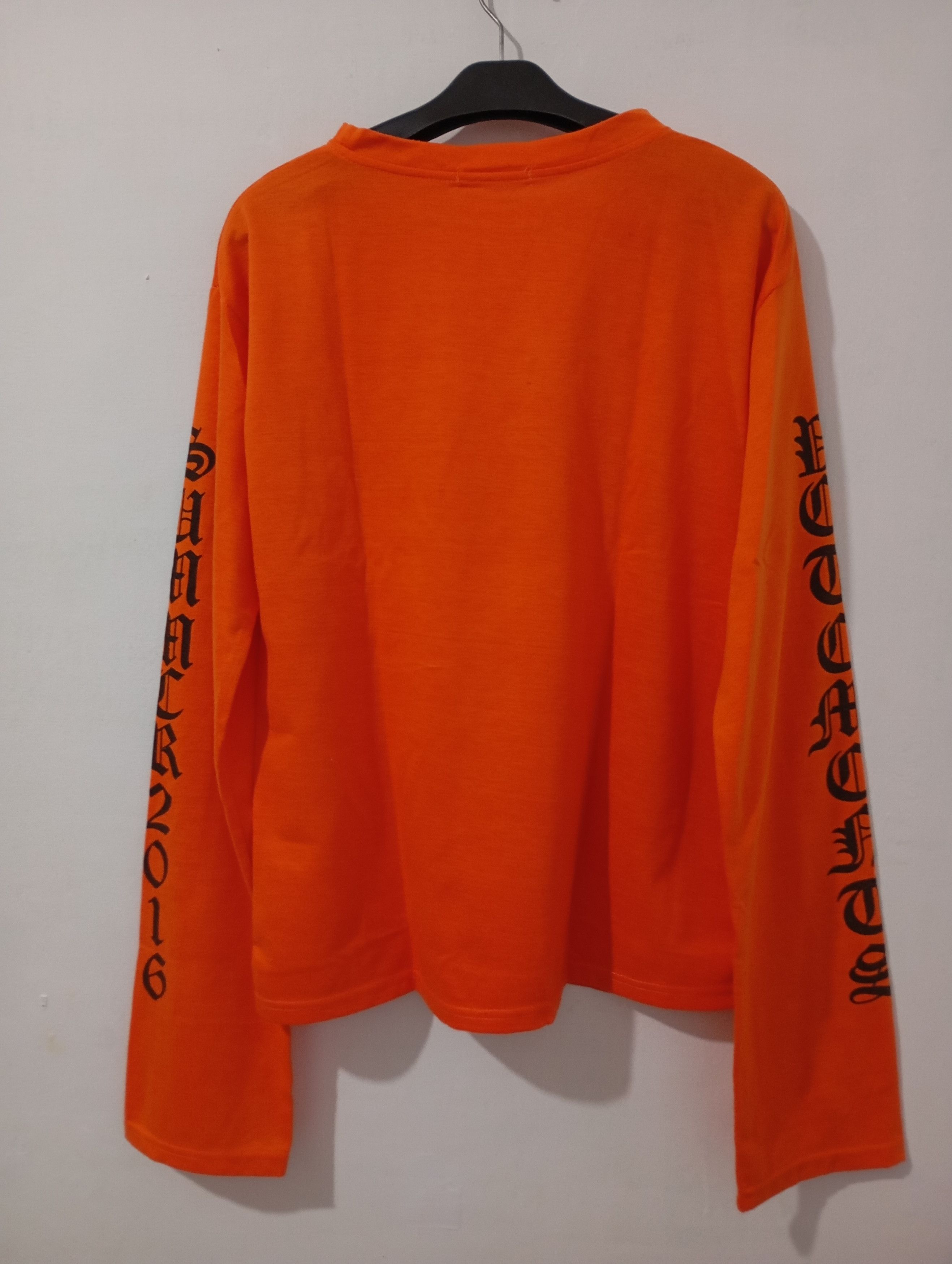 The Unbranded Brand Unbranded Orange Long Sleeve Tees Size US M / EU 48-50 / 2 - 2 Thumbnail