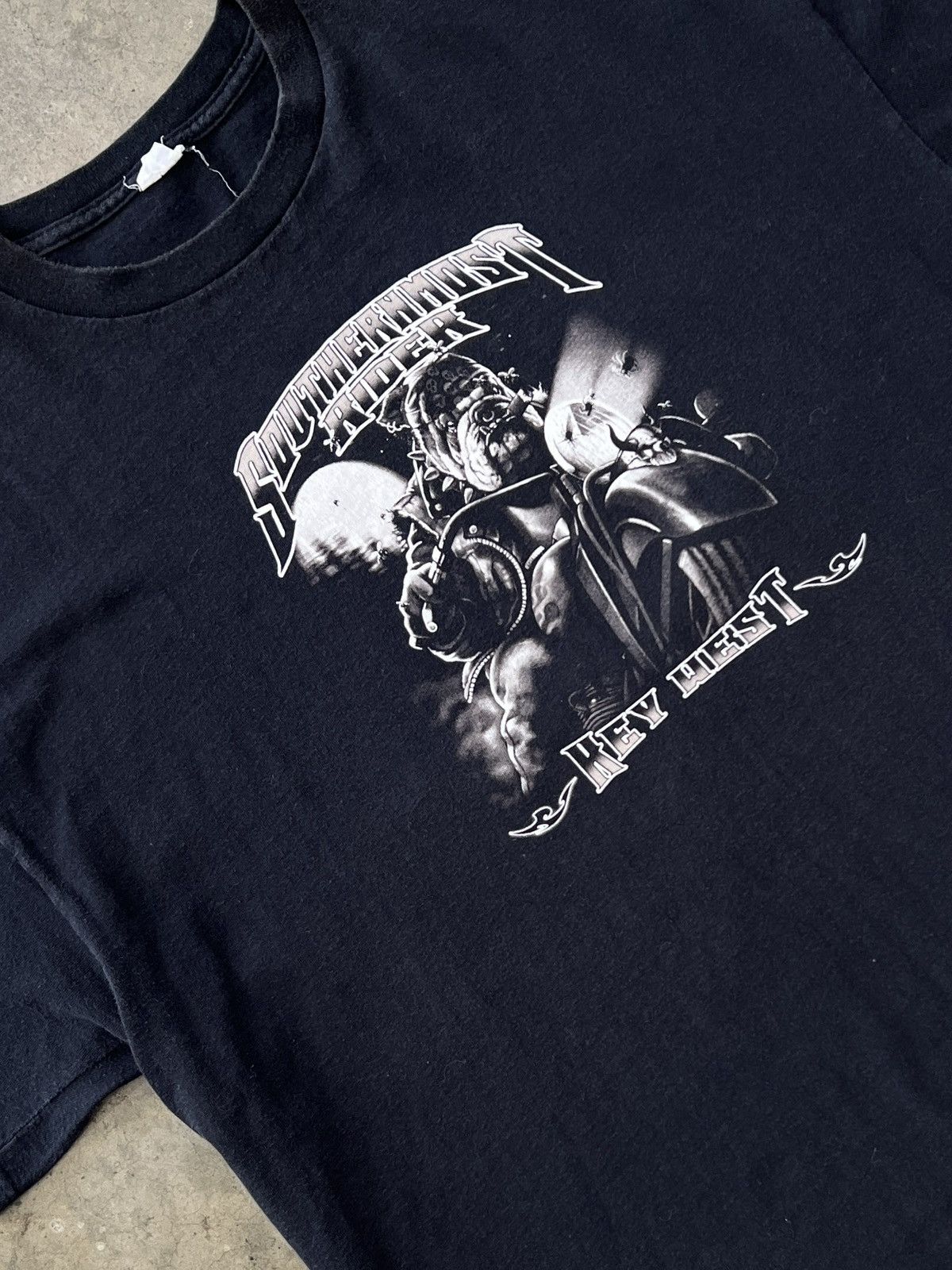 Harley Davidson Vintage Motorcycle Key West Bulldog Rider Tee XL Size US XL / EU 56 / 4 - 4 Thumbnail
