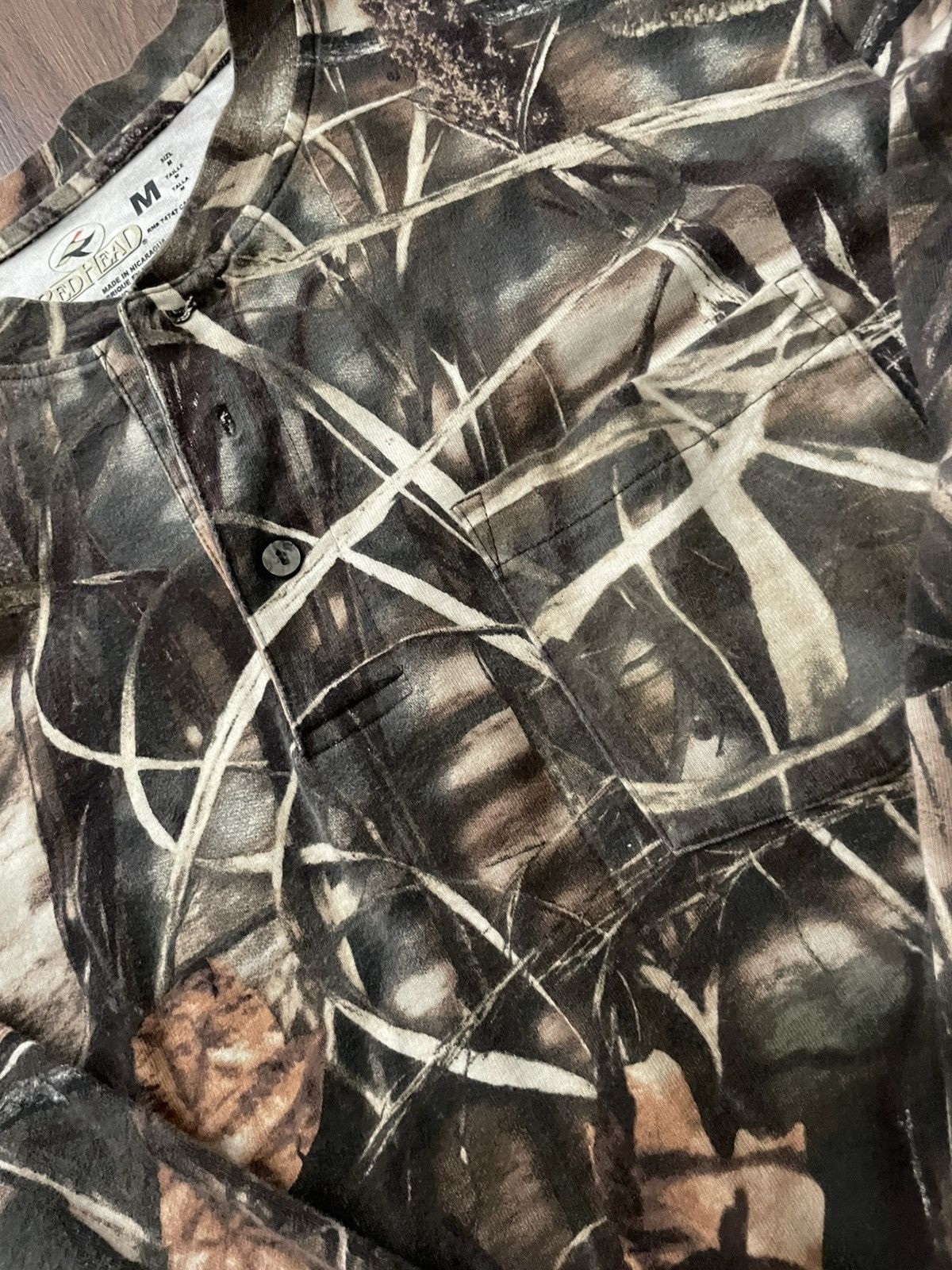 Redhead × Vintage 90s RedHead Camo Long Sleeve Tee Size US M / EU 48-50 / 2 - 2 Thumbnail