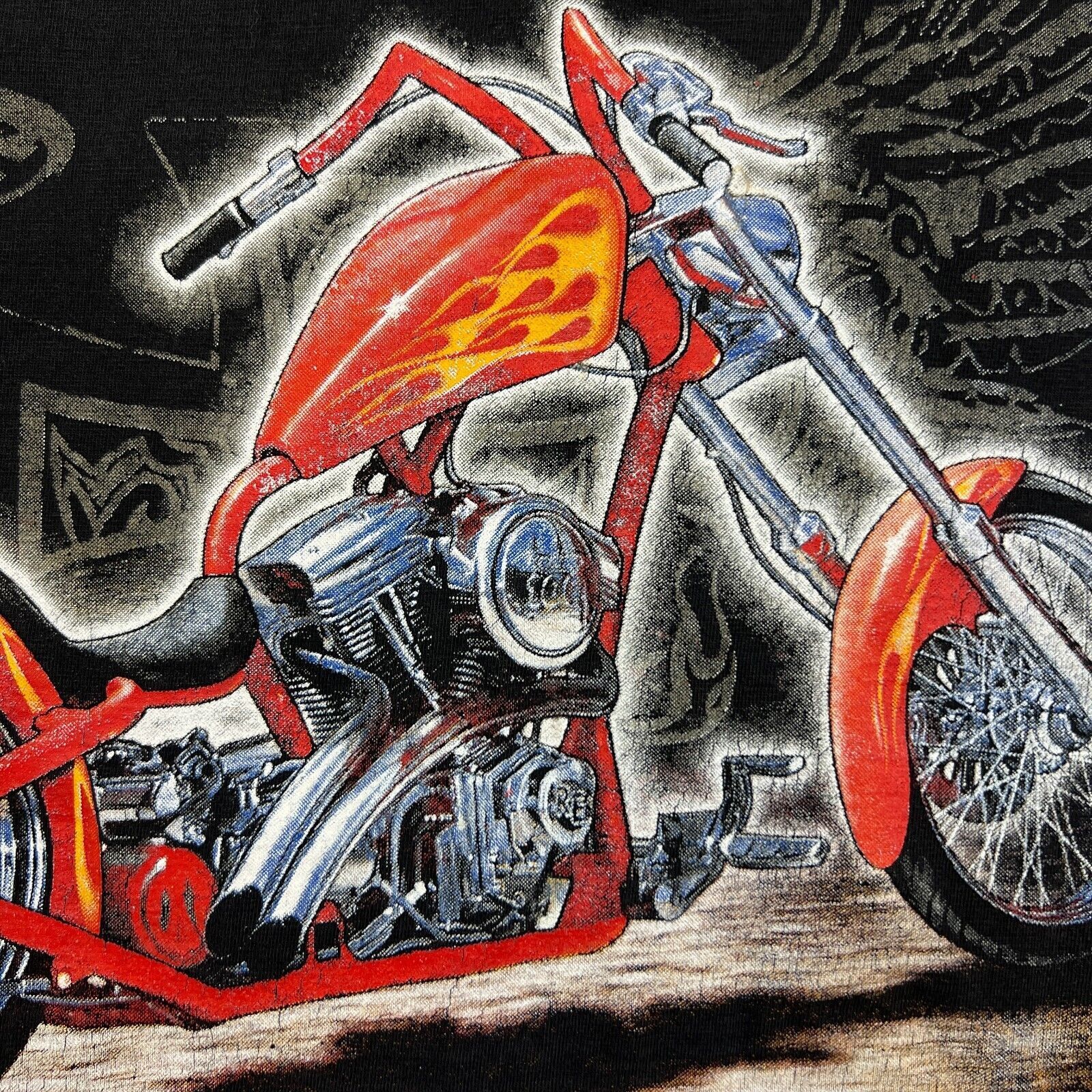 Harley Davidson × Vintage Vintage Ride Loud American Motor T Shirt Motorcycle Y2K Tee Size US XXL / EU 58 / 5 - 5 Thumbnail