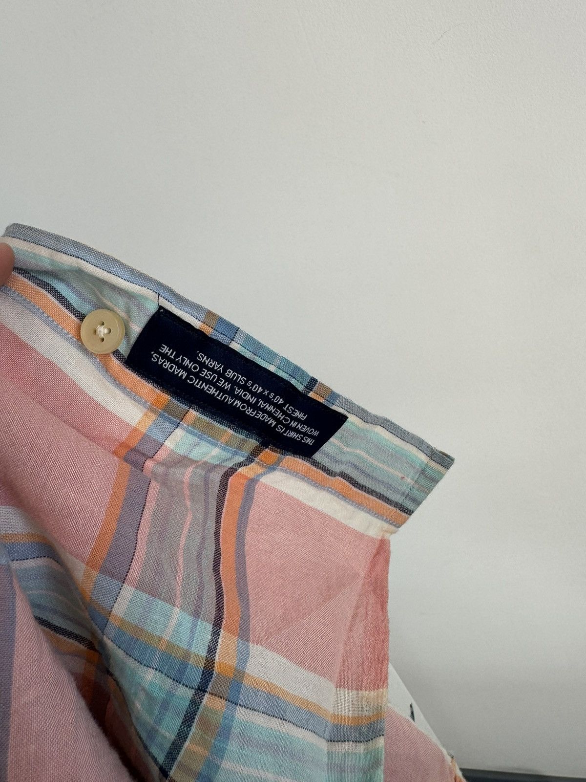 Gant Vintage Gant Authentic Indian Madras Short Sleeve Shirt Size US M / EU 48-50 / 2 - 4 Thumbnail