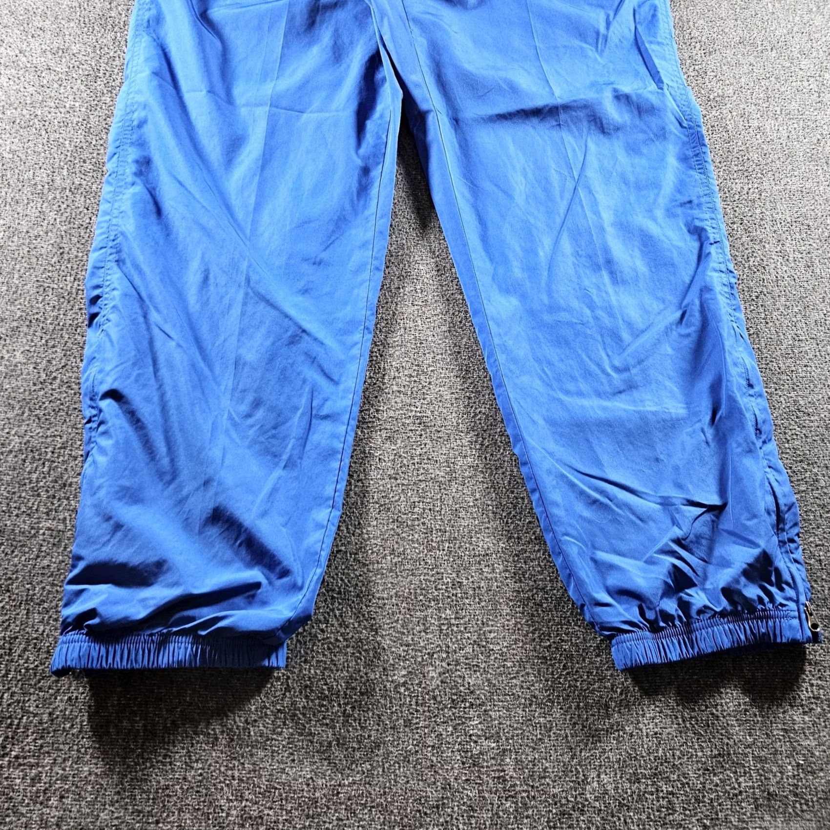 Polo Ralph Lauren Polo Sport Ralph Lauren Track Pants Mens L Blue Elastic Cuff Zip Pocket Tapered Leg 100% Polyester Athletic Activewear Regular Inseam 30in Vintage No Size US L / EU 52-54 / 3 - 4 Thumbnail
