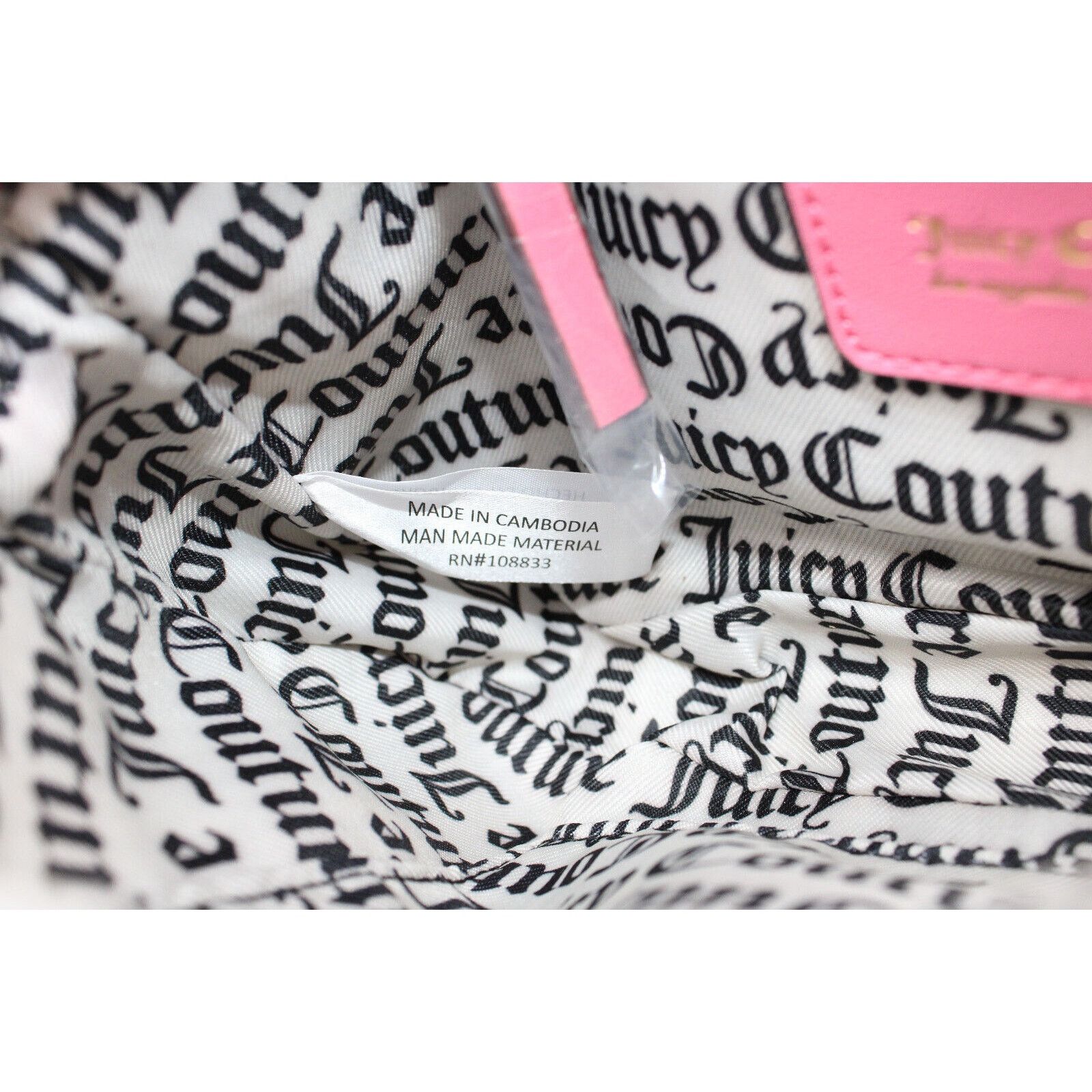 Juicy Couture NWT JUICY COUTURE Chestnut Chino Pink Fashionista Bag $79 Size ONE SIZE - 7 Thumbnail