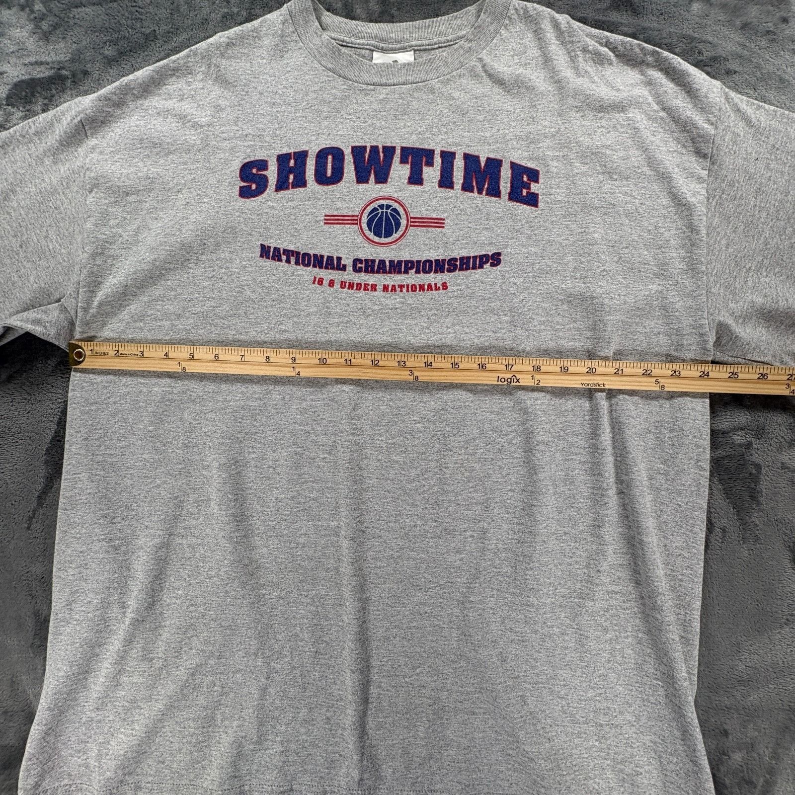 Adidas Adidas Showtime National Championships Tee XL Gray Basketbal Size US XL / EU 56 / 4 - 5 Thumbnail