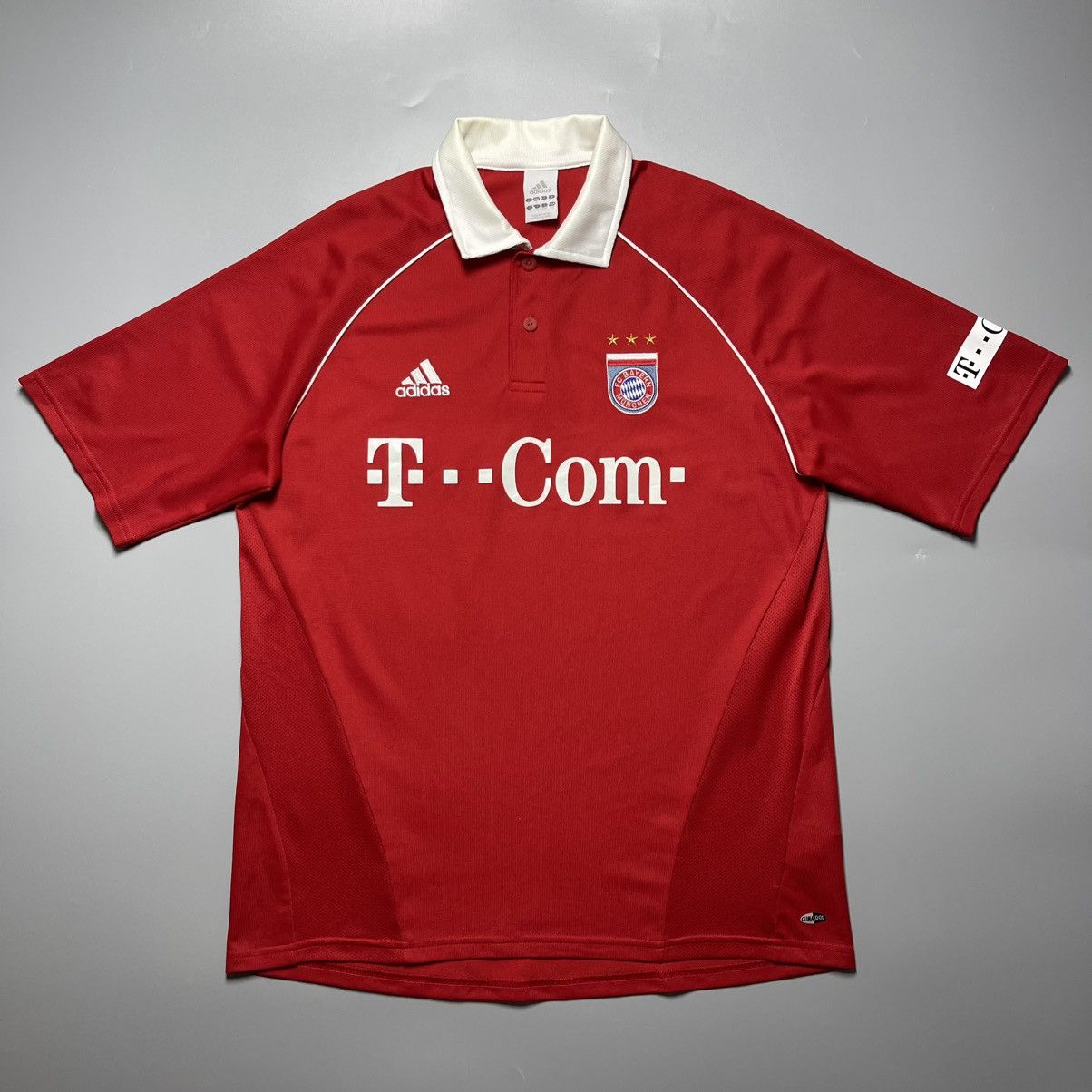Vintage BAYERN ADIDAS 2005/2006 FOOTBALL HOME JERSEY #10 MAKAAY Size US L / EU 52-54 / 3 - 2 Thumbnail