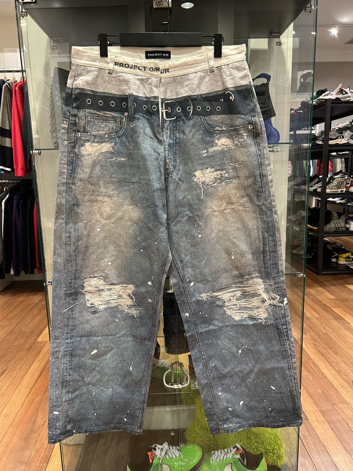 PROJECT G/R PROJECT GR Retro Baggy Denim Pants | Grailed