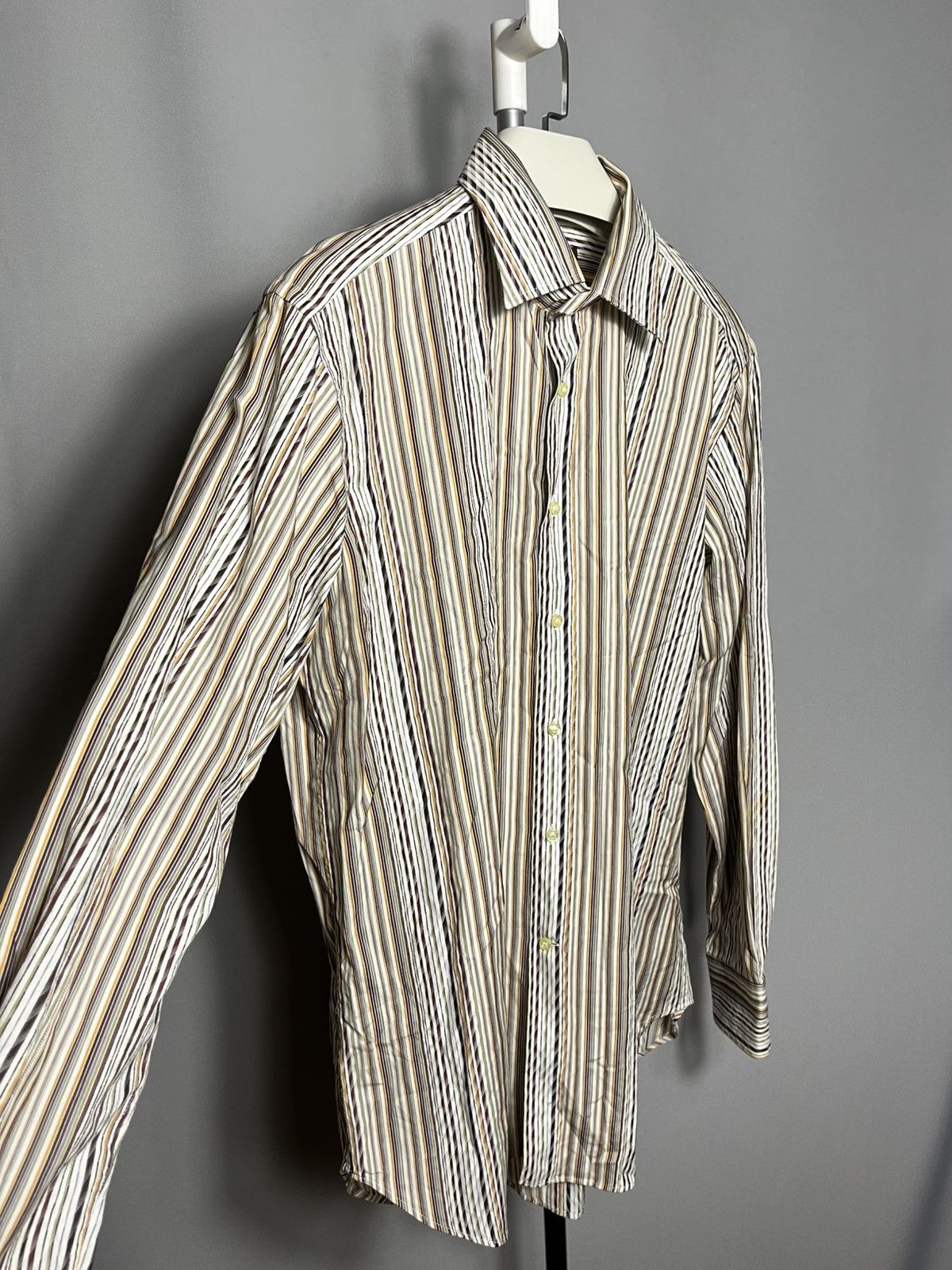 Etro Etro Italy Men’s Striped Button long sleeve shirt Size US L / EU 52-54 / 3 - 2 Thumbnail