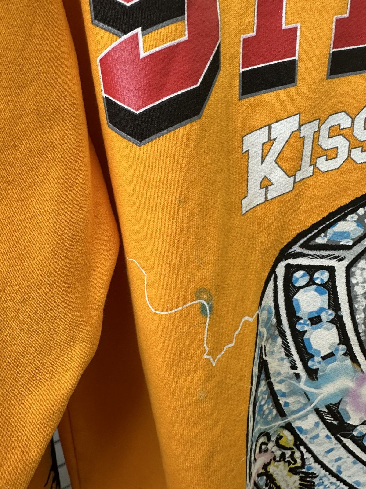 Other FASHION REBELS Rome Streetz Kiss The Ring Hoodie YELLOW Size US S / EU 44-46 / 1 - 5 Thumbnail