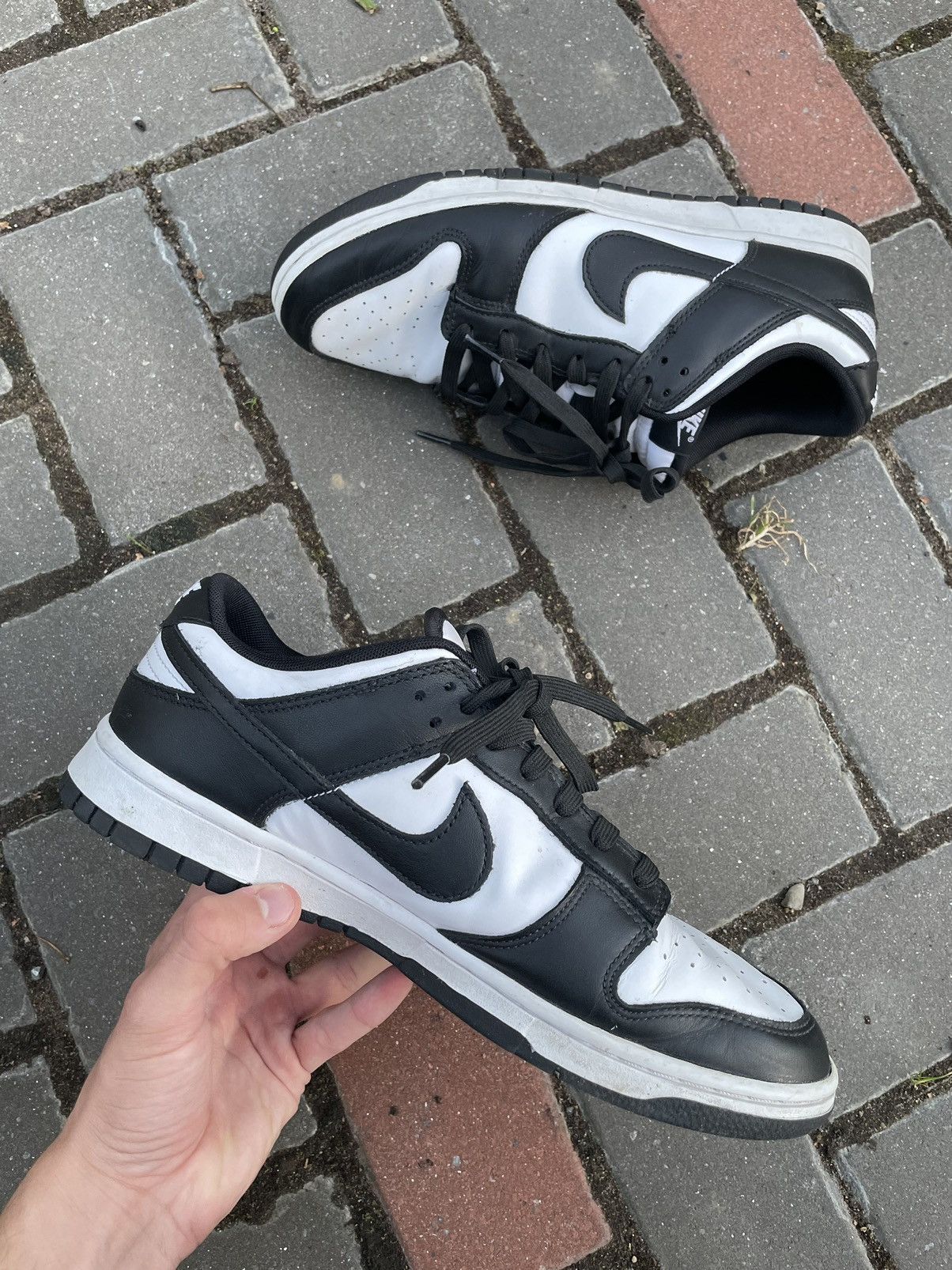 Nike Nike Dunk Low Panda sneakers Size US 10 / EU 43 - 4 Thumbnail