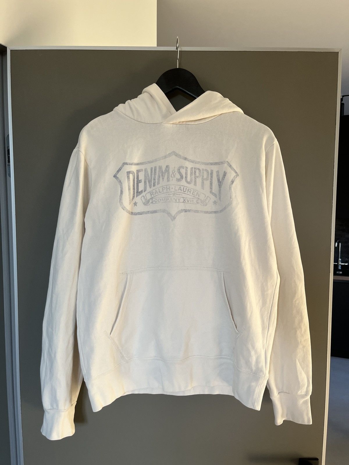 Denim & Supply Ralph Lauren Big Logo White Hoodie