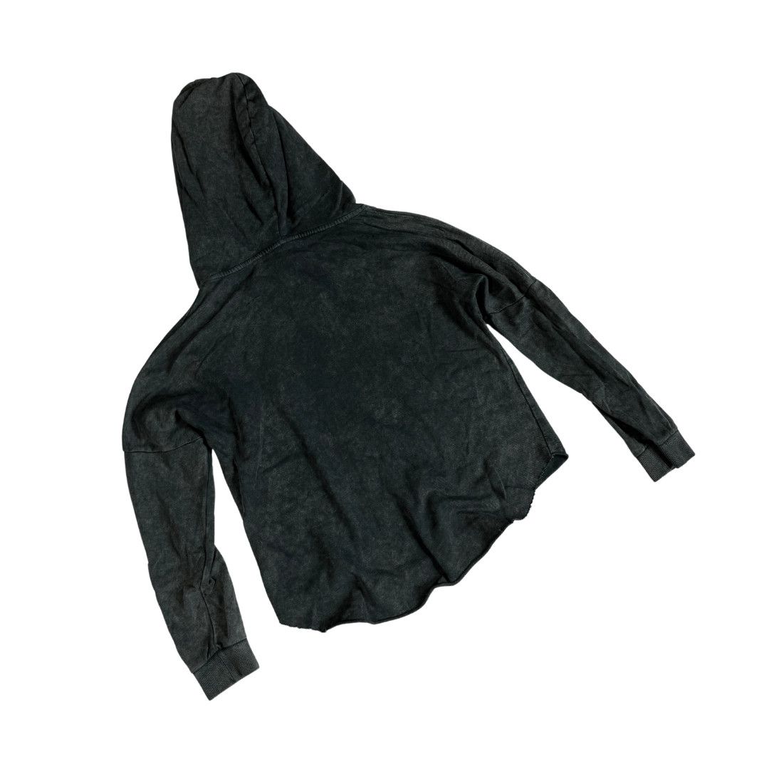 Vintage Miss Me Yet? distressed washed cropped hoodie boxy 90s Size US M / EU 48-50 / 2 - 2 Thumbnail