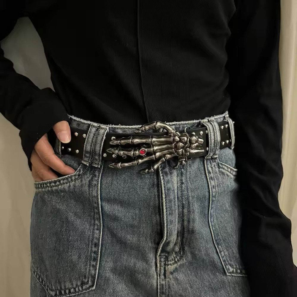Japanese Brand × Vintage Skeleton Hand Belt Size ONE SIZE - 1 Thumbnail