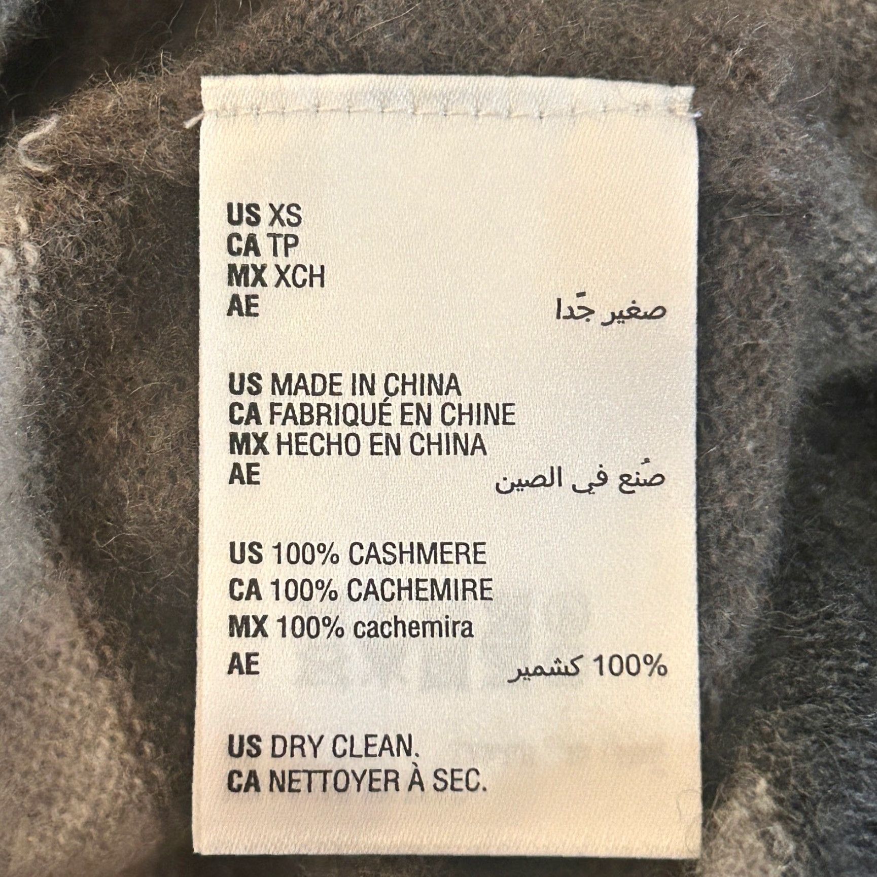Charter Club Charter Club Sweater Womens XS Gray Brown Striped Cashmere Turtleneck Size XS / US 0-2 / IT 36-38 - 5 Thumbnail