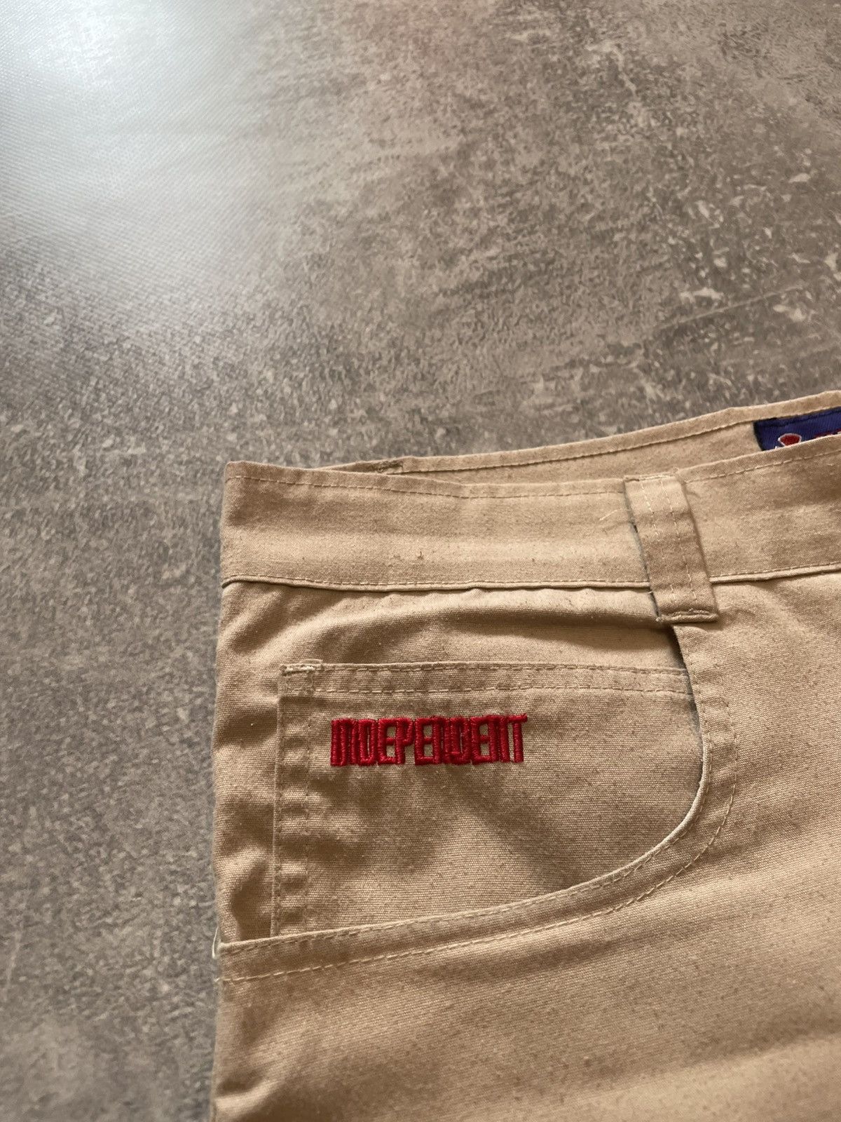 Independent Trading Co. × Independent Truck Co. × Vintage Vintage Independent Skateboarding Carpenter Rap Shorts 90s Size US 34 / EU 50 - 7 Thumbnail
