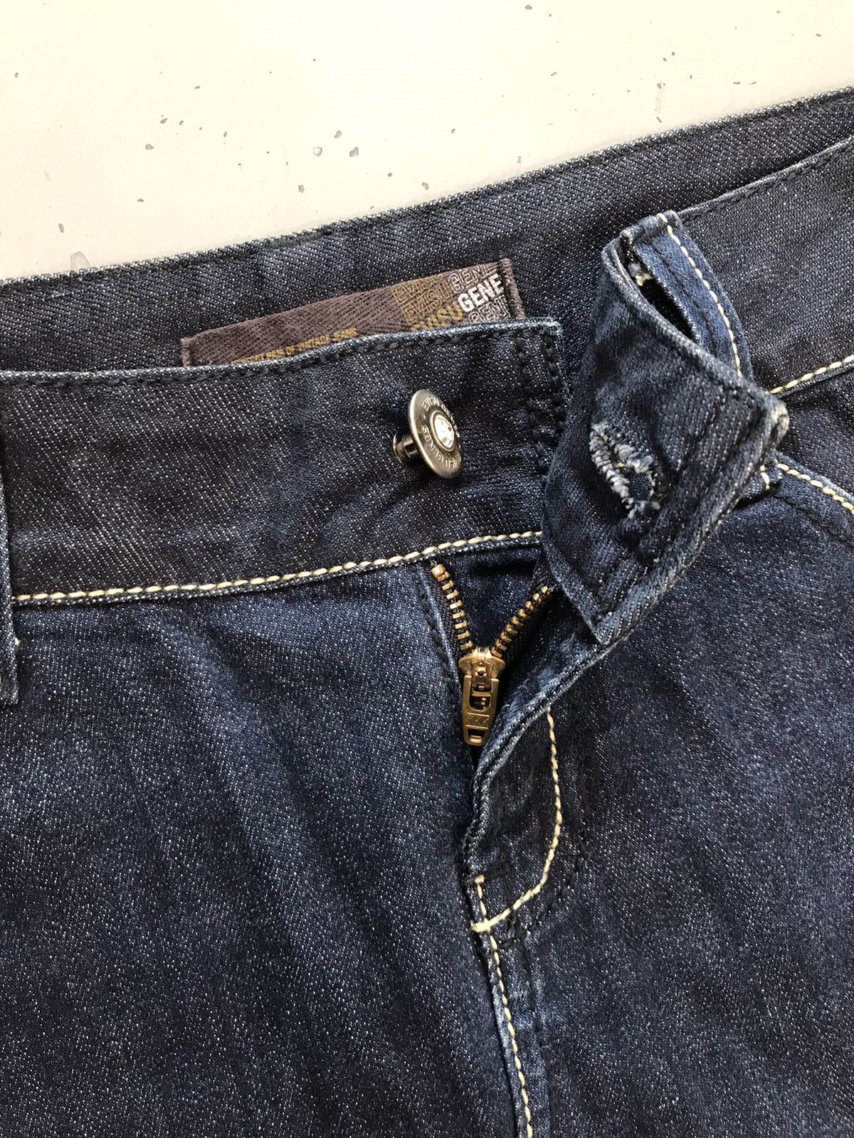 Japanese Brand × Vintage Vintage Evisu inspired seagull stone embroidered miniskirt Size 30" / US 8 / IT 44 - 4 Thumbnail