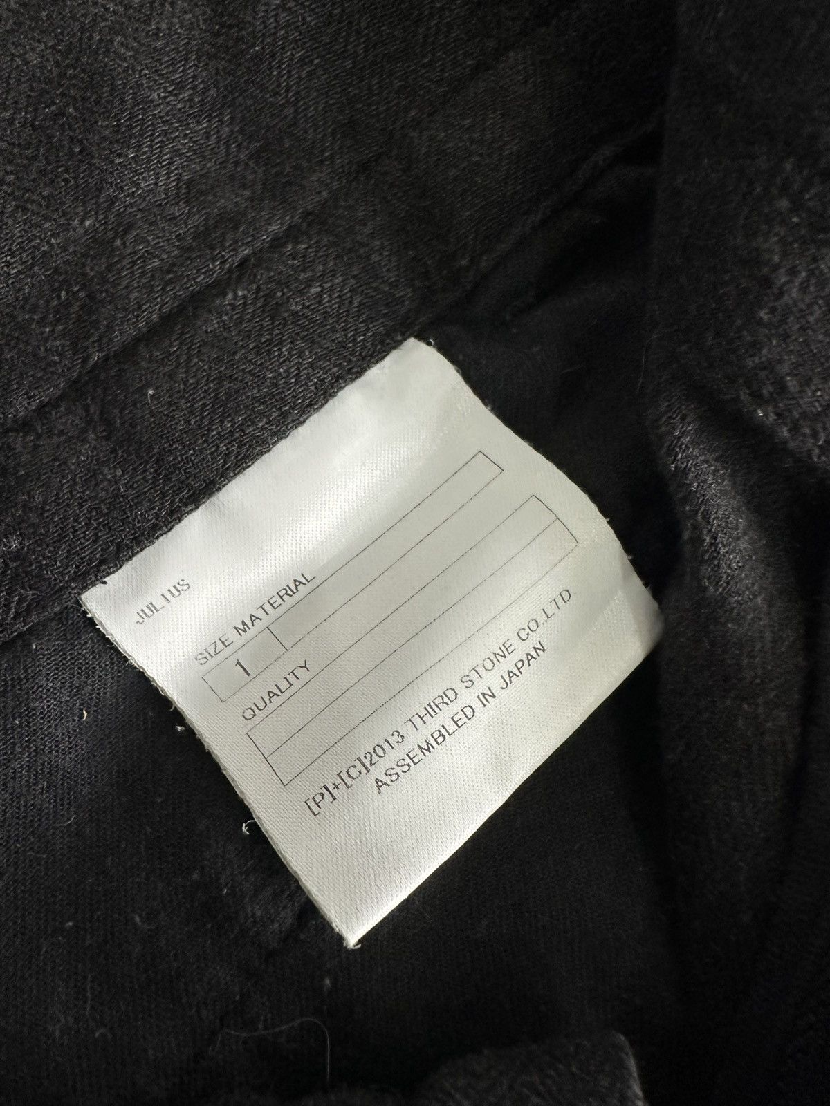 Julius Julius - Linen Gas Mask Multi Pocket Cargo - Gray/Black Size US 30 / EU 46 - 13 Thumbnail